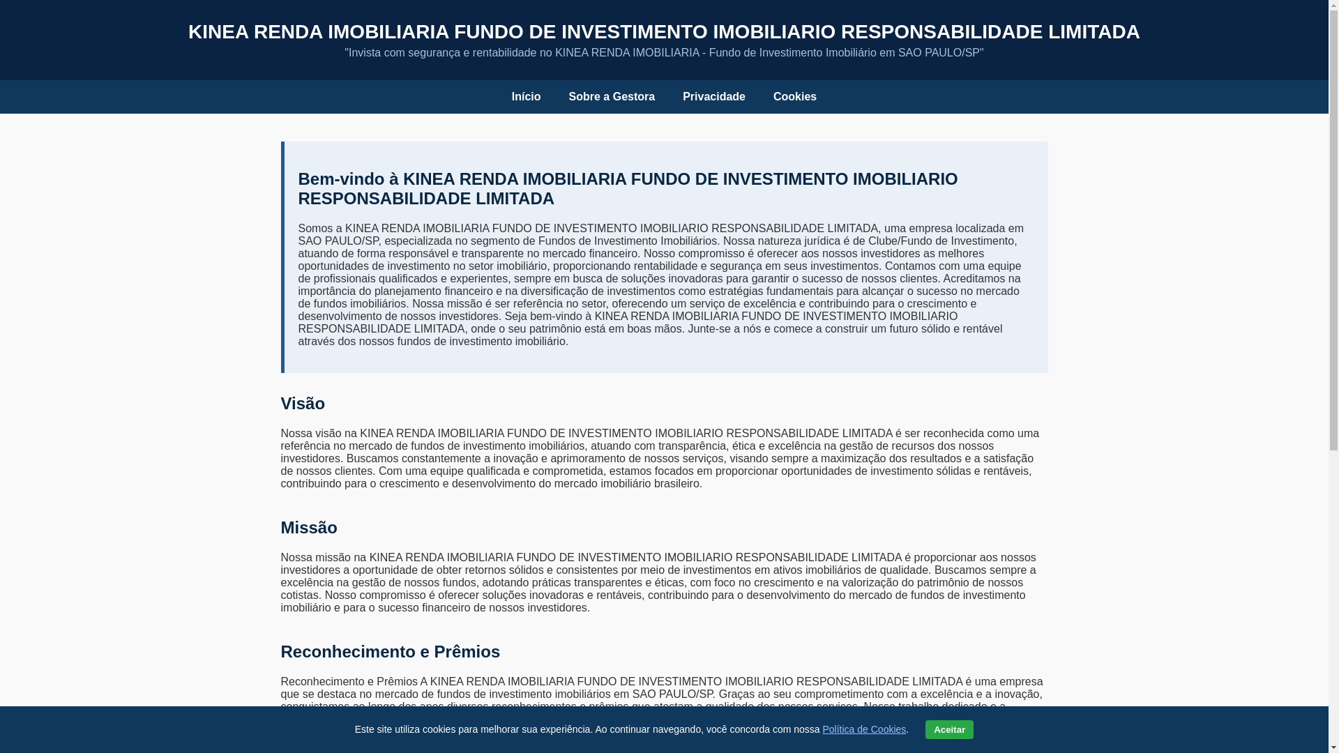 website screenshot of https://kinearenda-fii.shop/