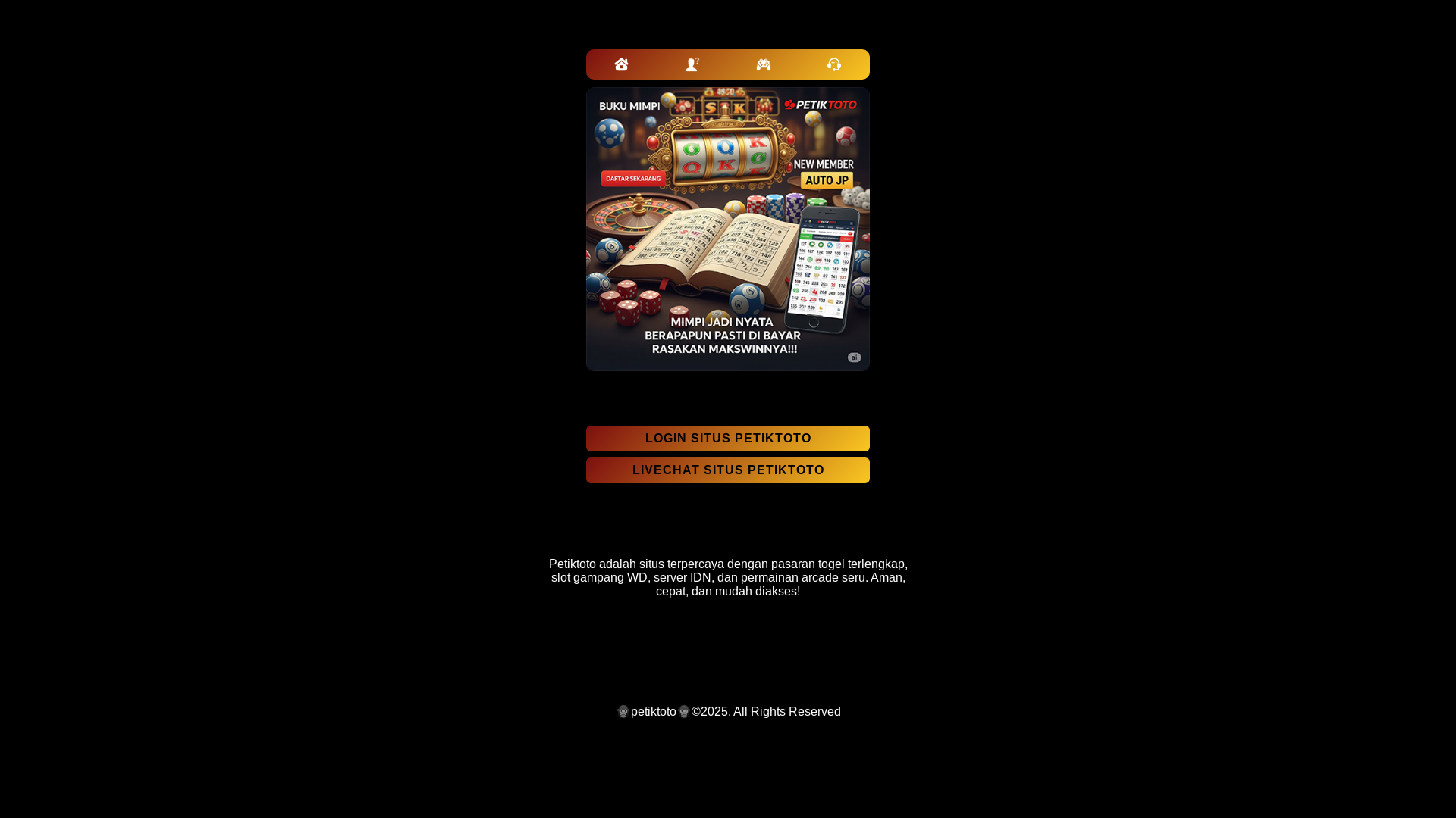 website screenshot of https://petiktoto1coma.pages.dev/