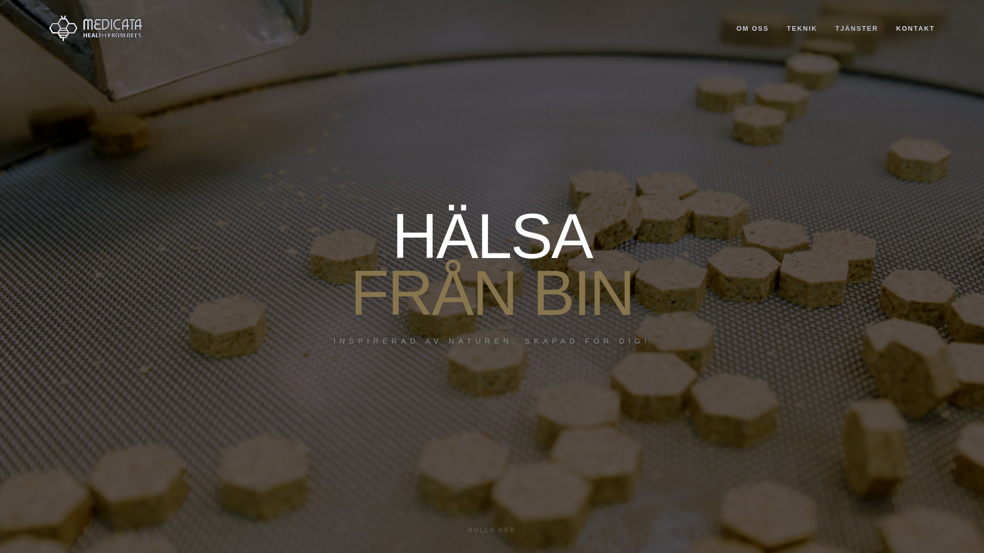 website screenshot of https://medicata.se/