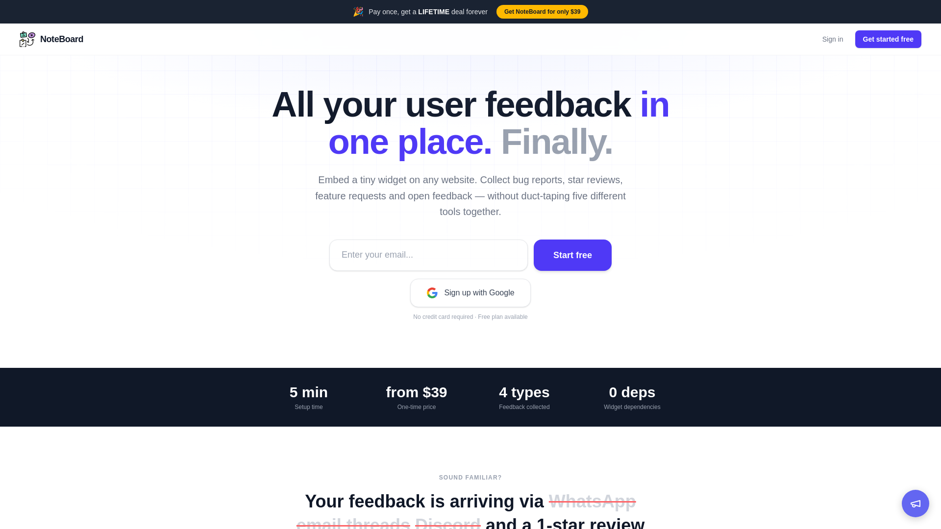 website screenshot of https://trynoteboard.com