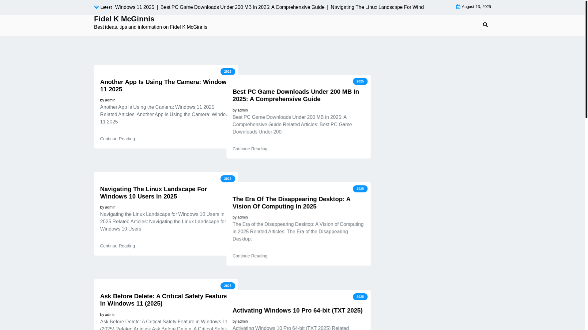 website screenshot of https://fidelkmcginnisc.pages.dev/