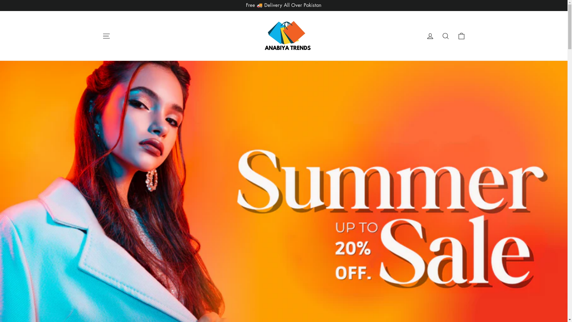 website screenshot of https://anabiyatrends.store/