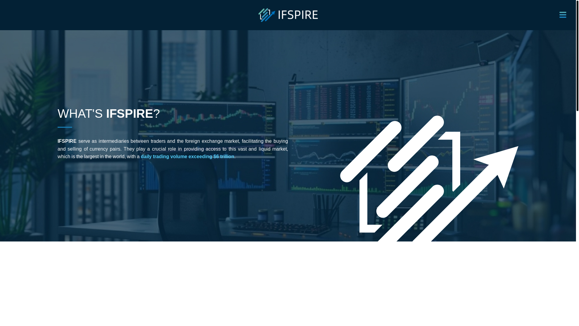 website screenshot of https://ifspire-international.com/
