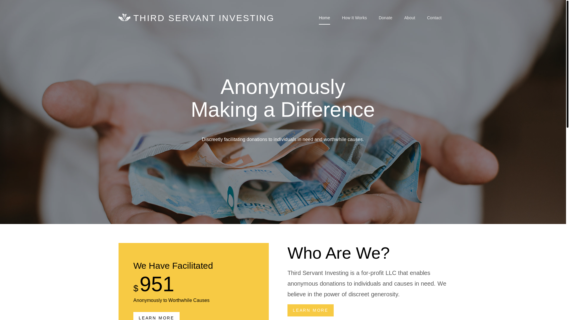 website screenshot of https://thirdservantinvesting.pages.dev/