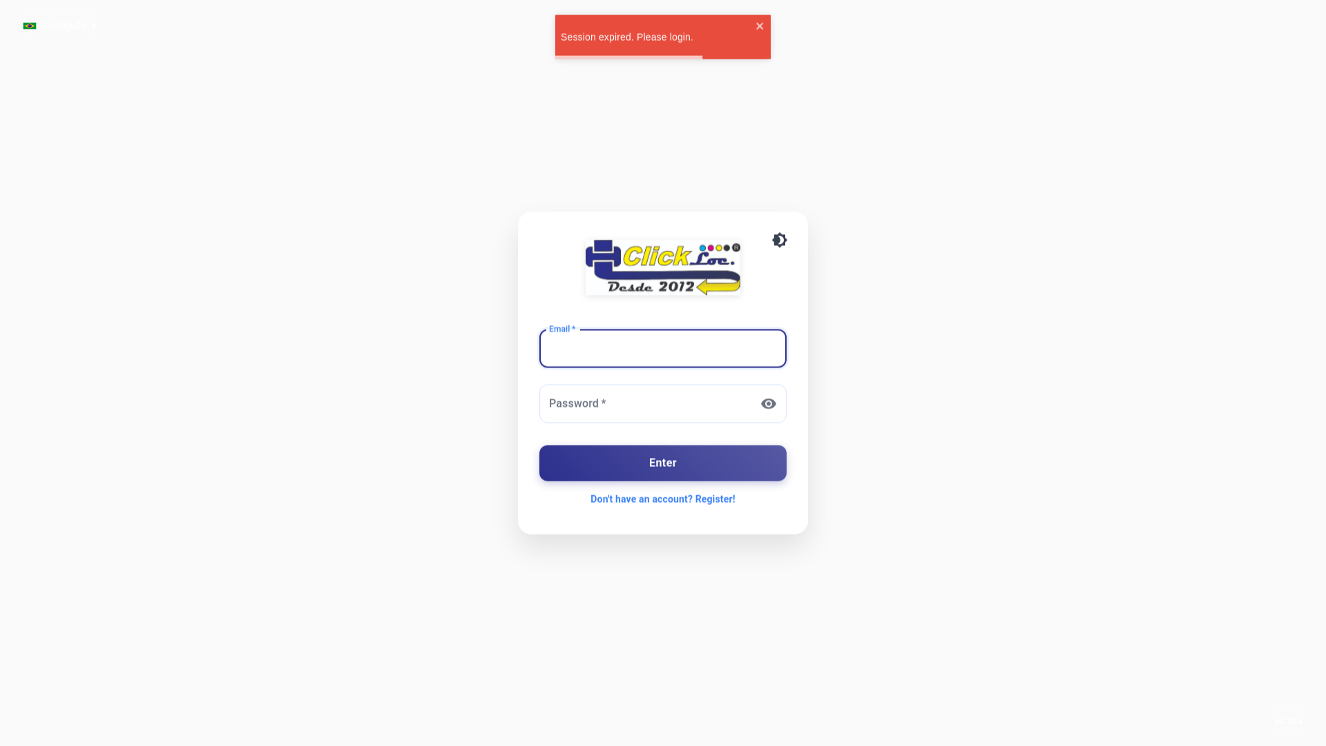 website screenshot of https://chatclicklocimpressoras.com.br/