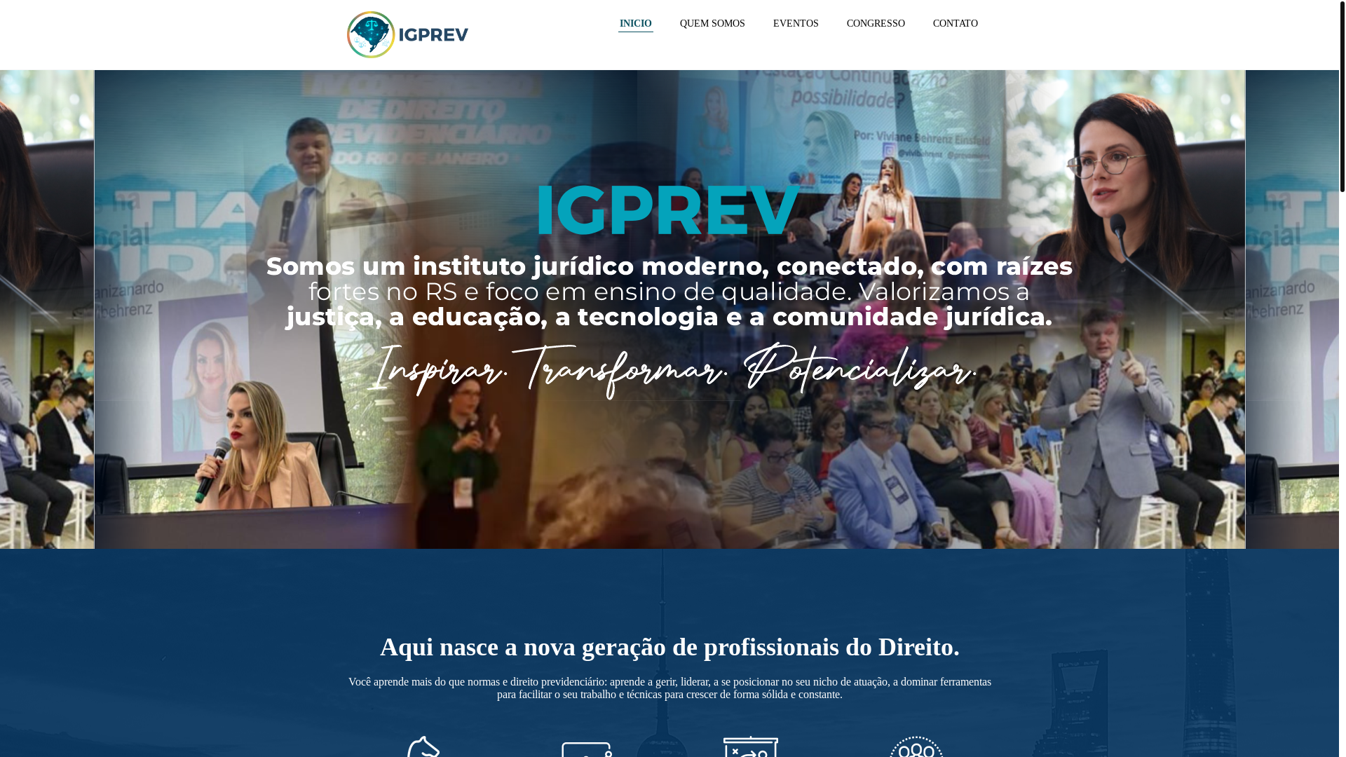 website screenshot of https://institutoigprev.com/