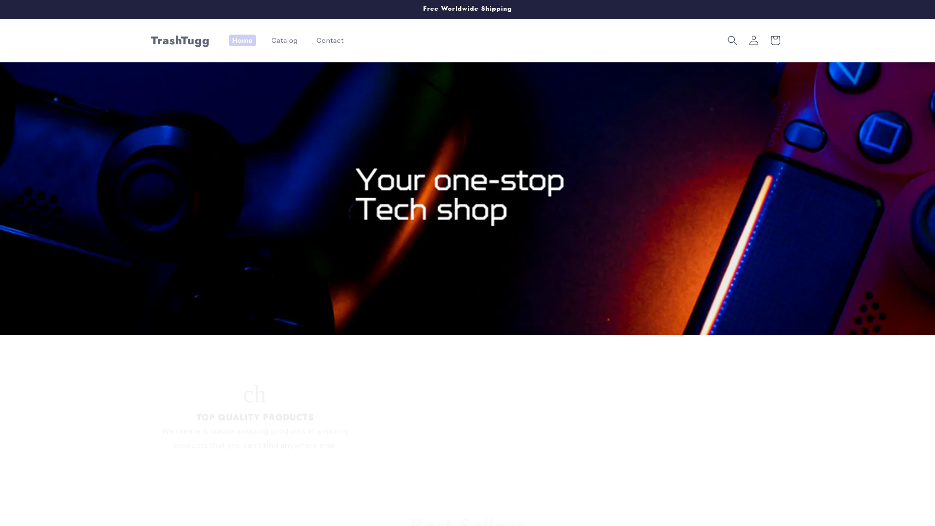 website screenshot of https://trashtugg.com/