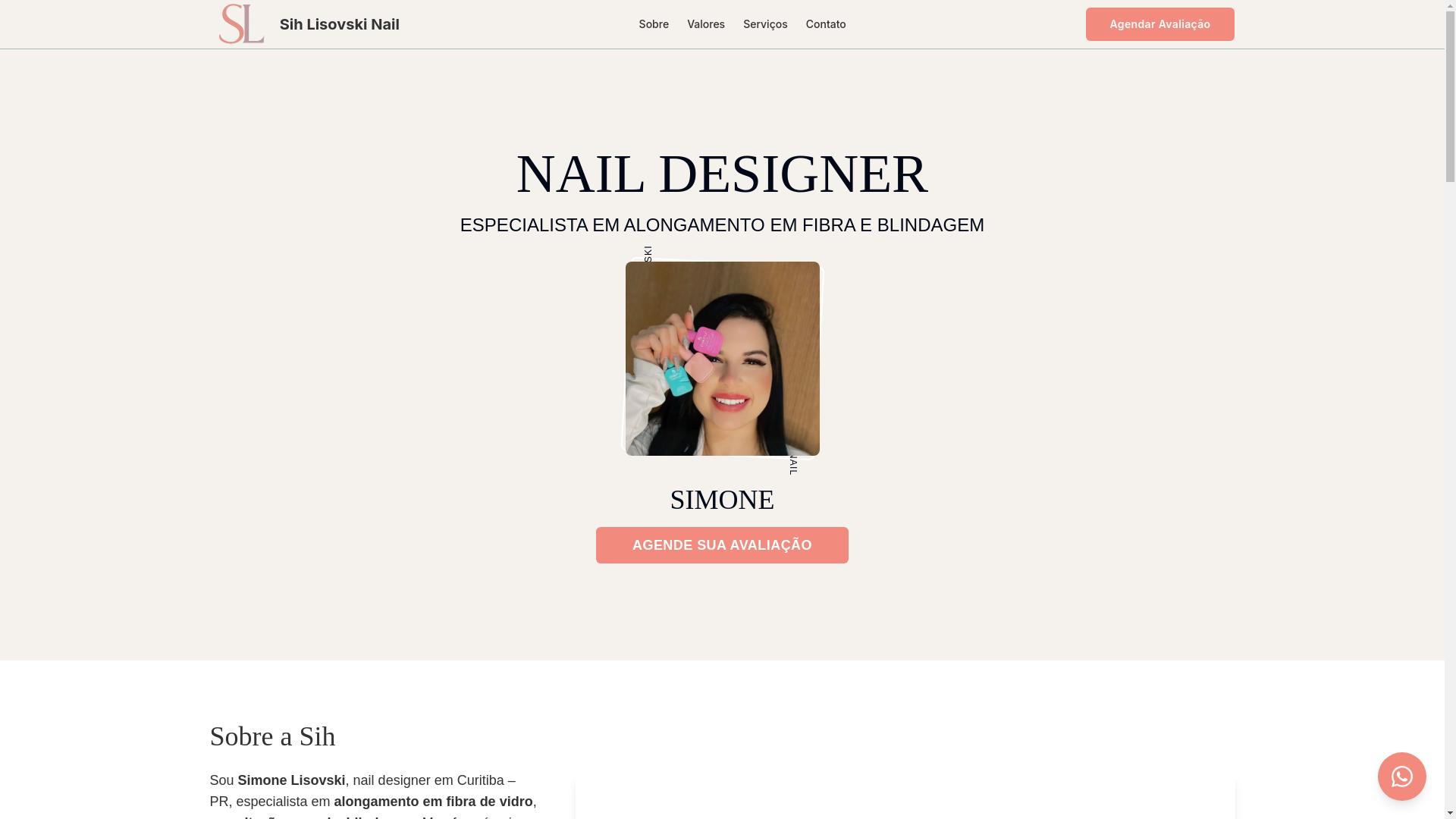 website screenshot of https://sihlisovskinail.com.br/
