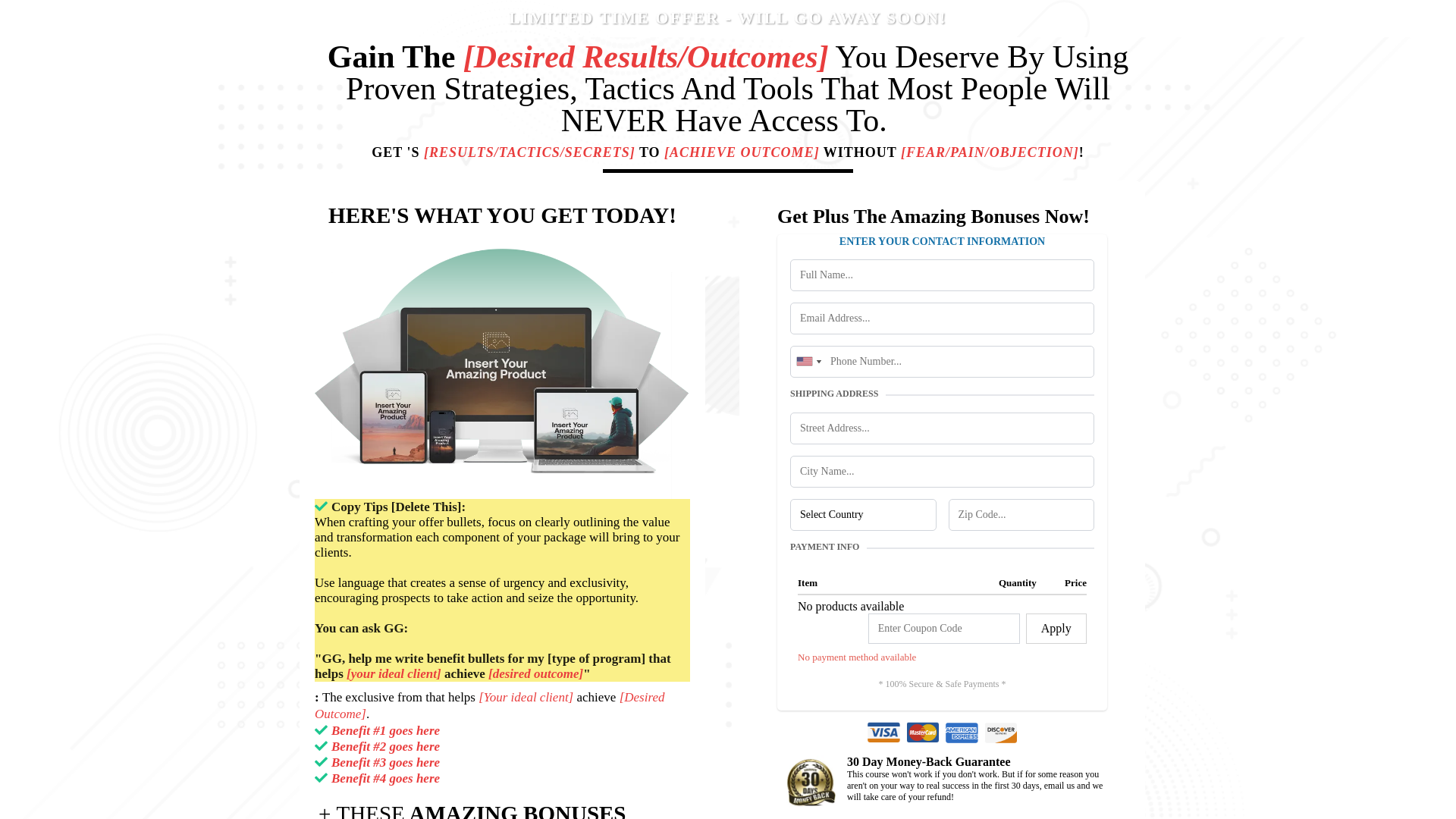 website screenshot of https://moneycomestothosewhoplan.com