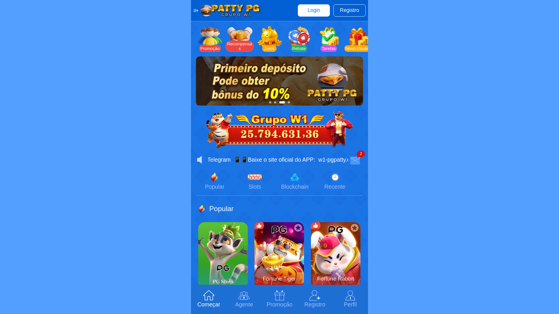 website screenshot of https://w1-pgpatty.online/