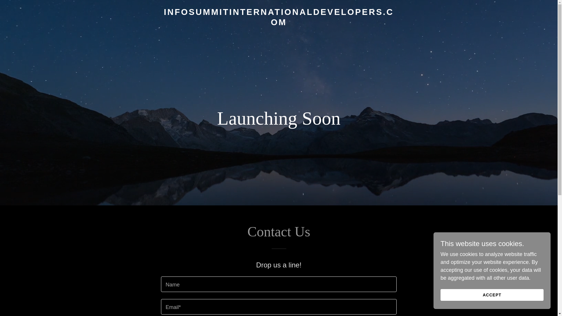 website screenshot of https://infosummitinternationaldevelopers.com/