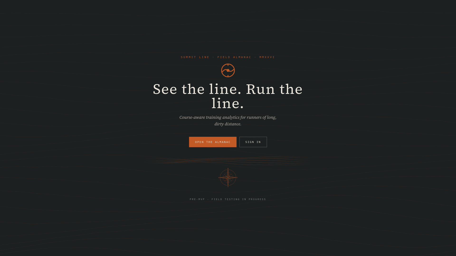 website screenshot of https://runsummitline.com/