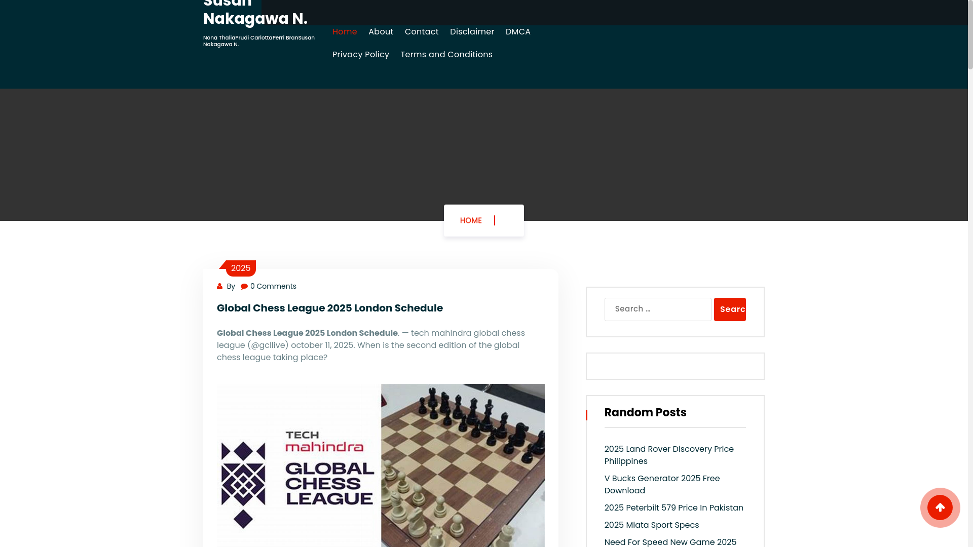 website screenshot of https://susannakagawan.pages.dev/