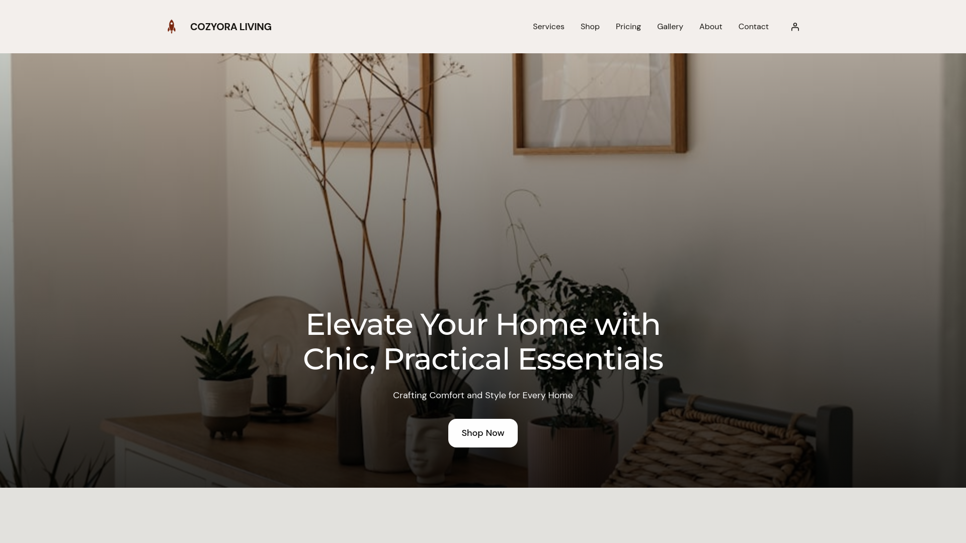 website screenshot of https://cozyoraliving.com/