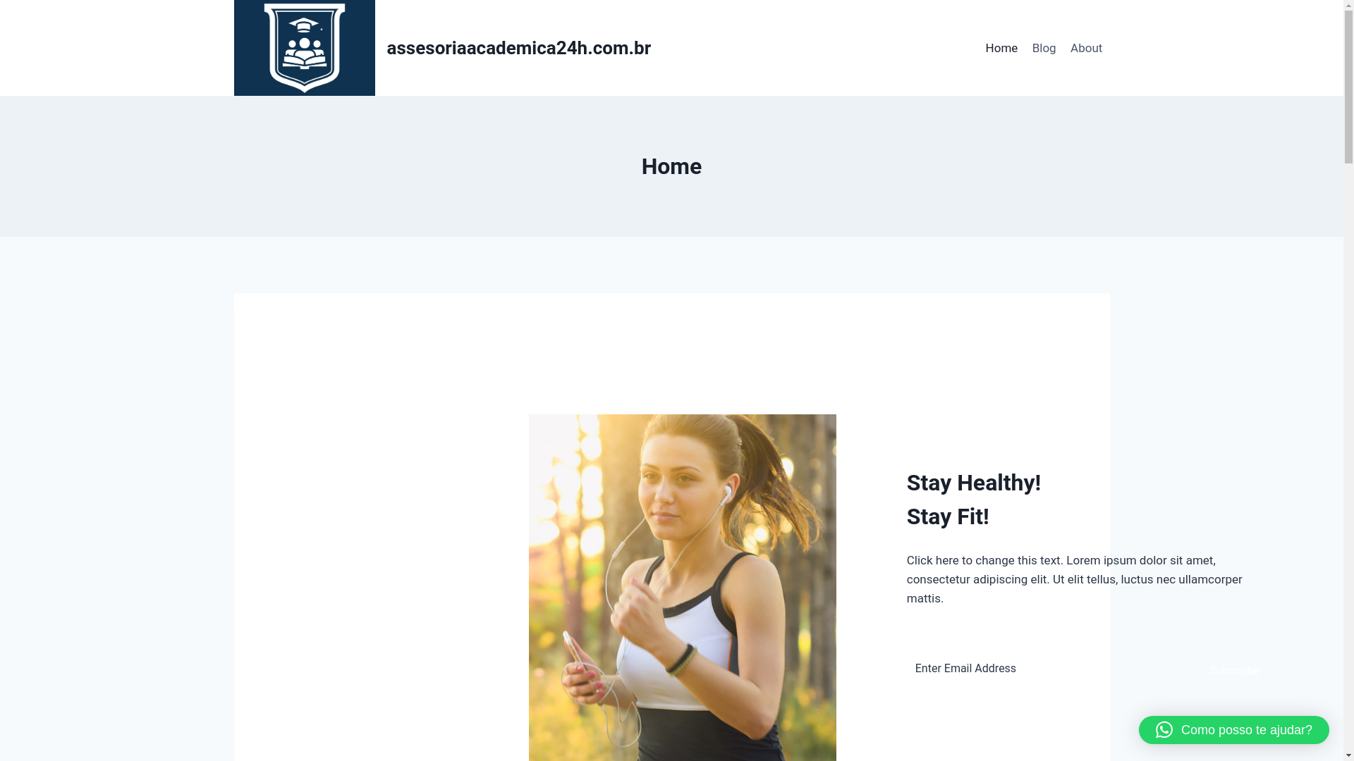 website screenshot of https://assesoriaacademica24h.com.br/