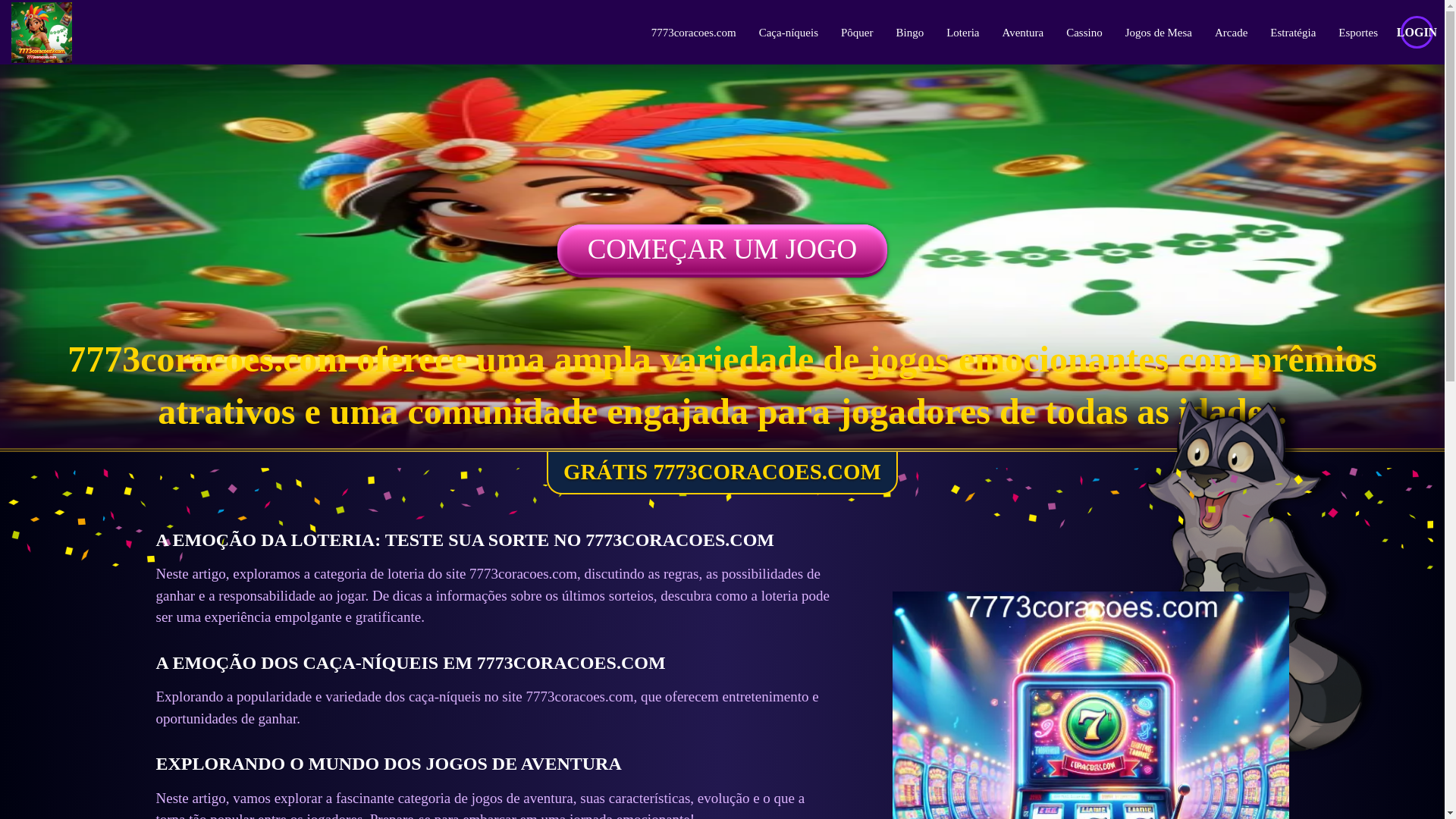 website screenshot of https://7773coracoes9.com/