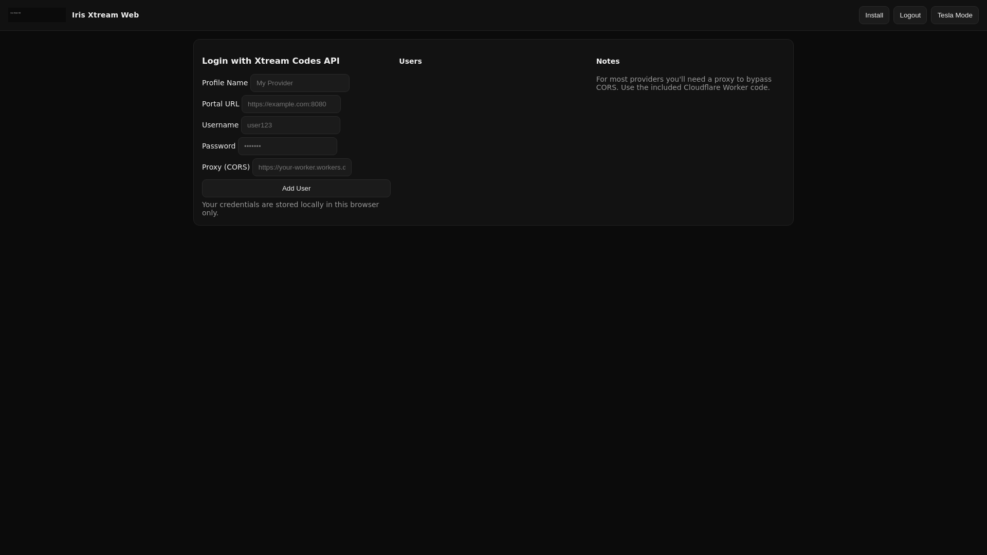 website screenshot of https://irisfini.pages.dev/