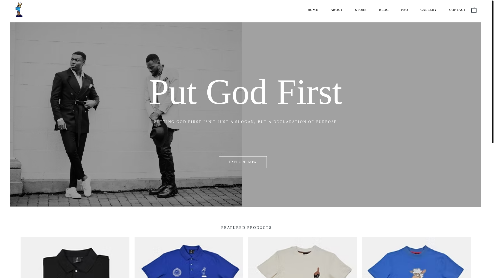website screenshot of https://pg1saints.com/