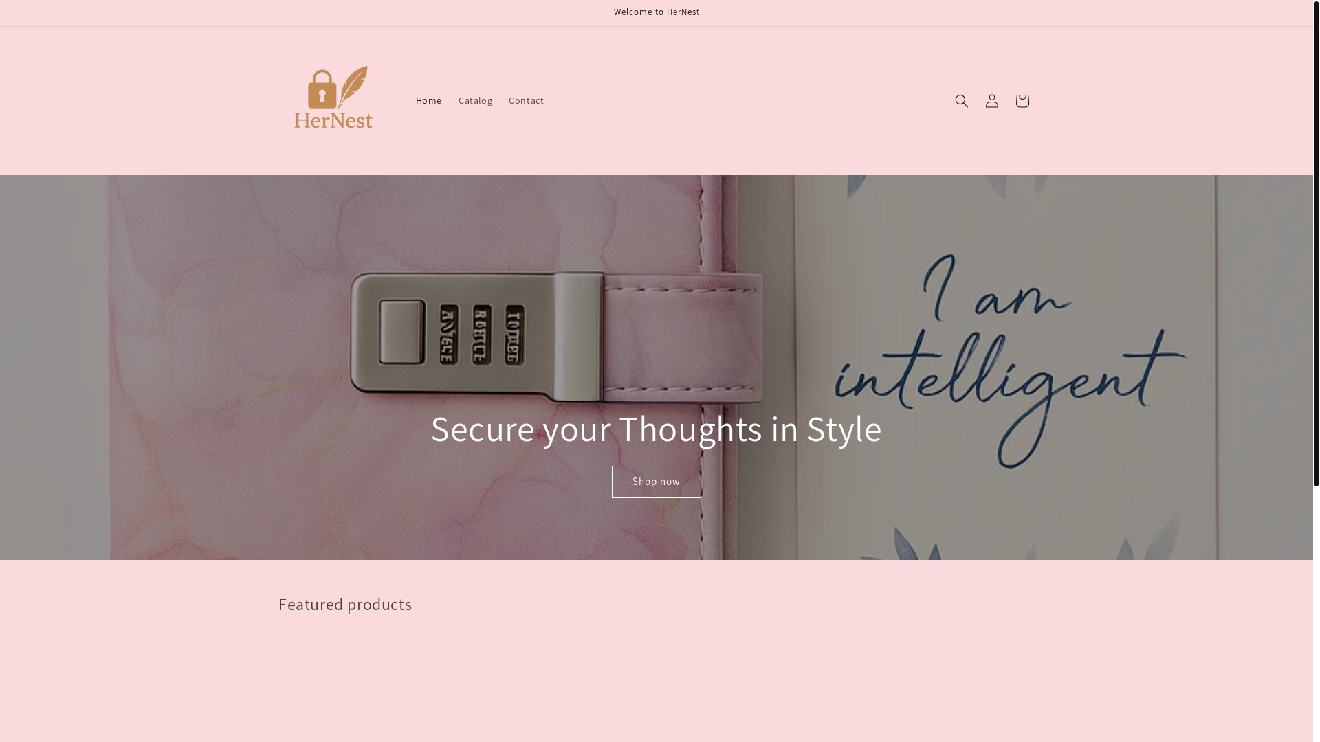 website screenshot of https://hernest.online/