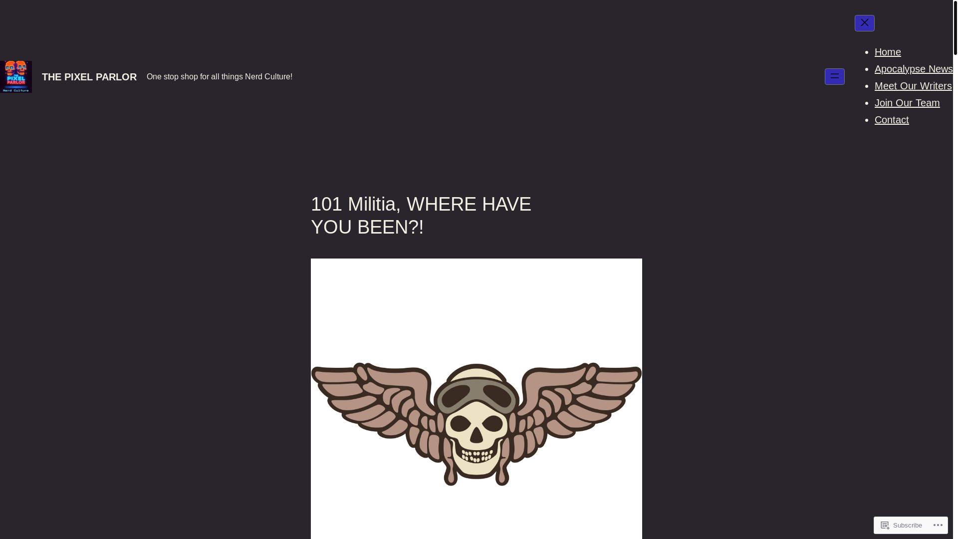 website screenshot of https://enterpixelparlor.com/