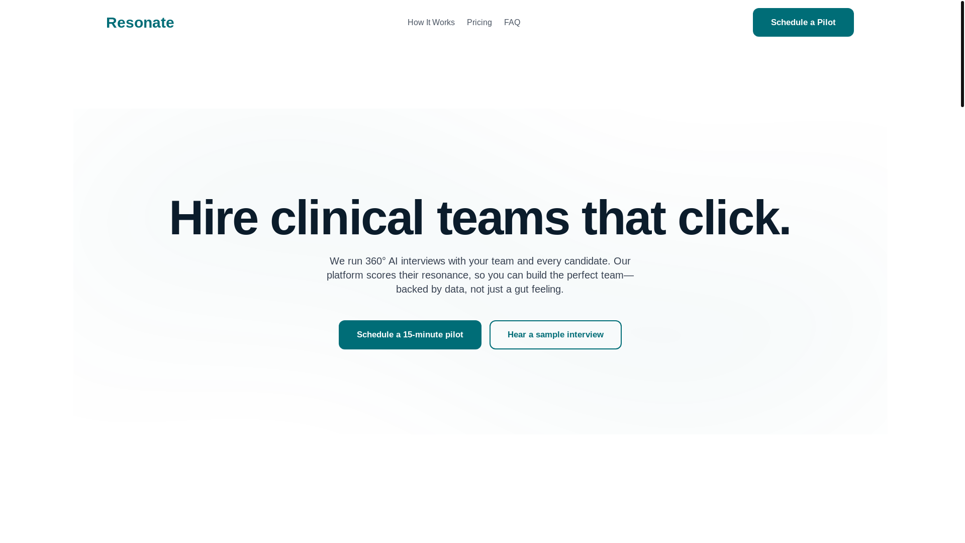 website screenshot of https://resonate-site.pages.dev/