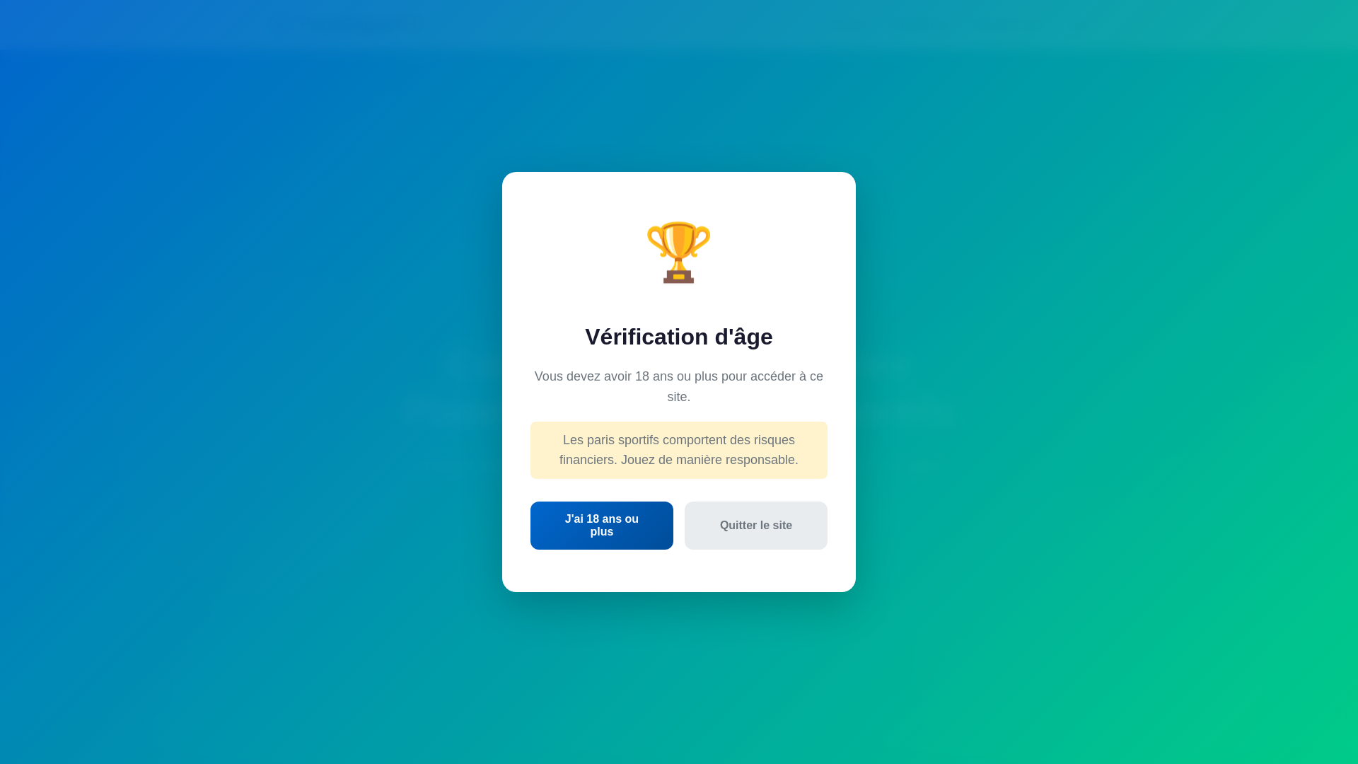 website screenshot of https://parisgagnerfr.com/