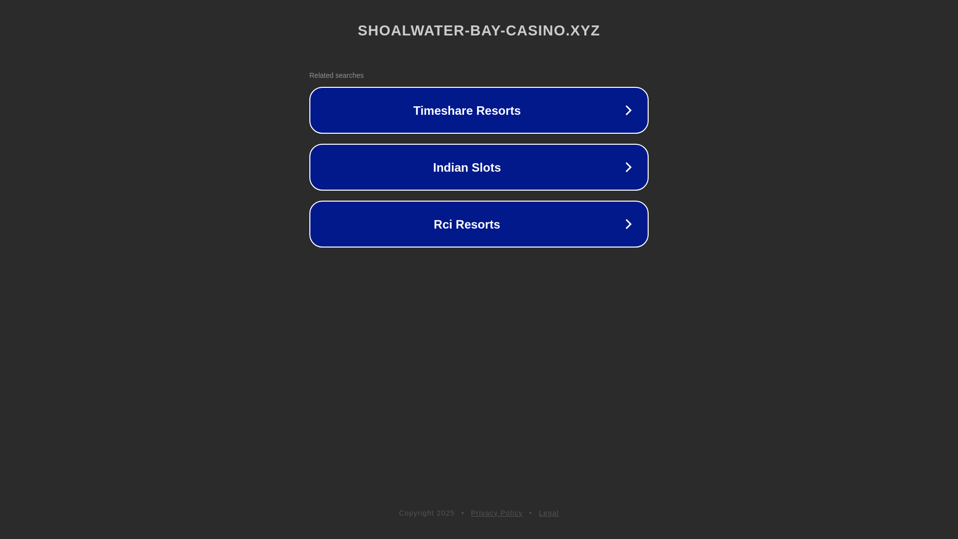 website screenshot of https://shoalwater-bay-casino.xyz/