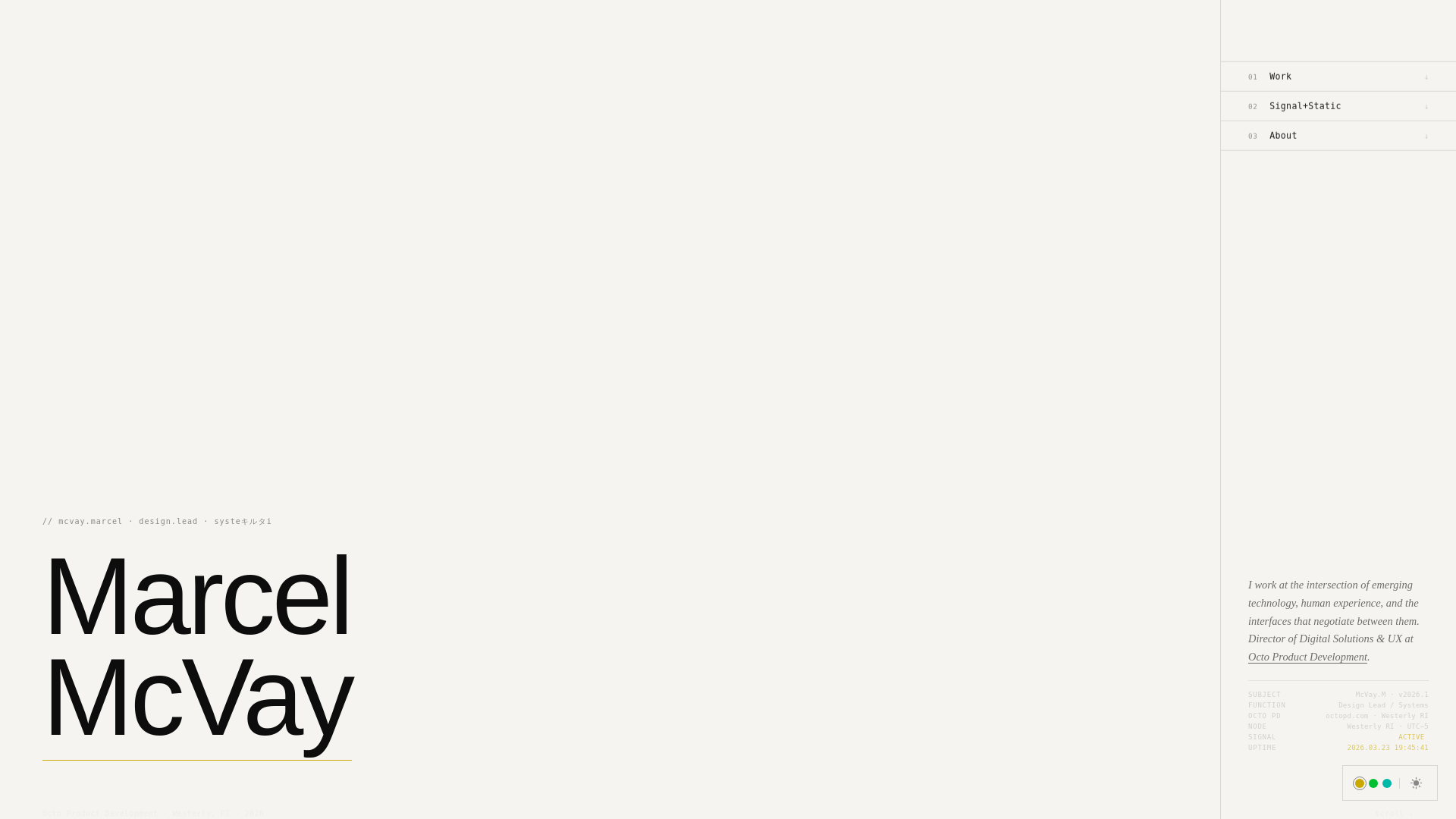 website screenshot of https://marcel-site.pages.dev/