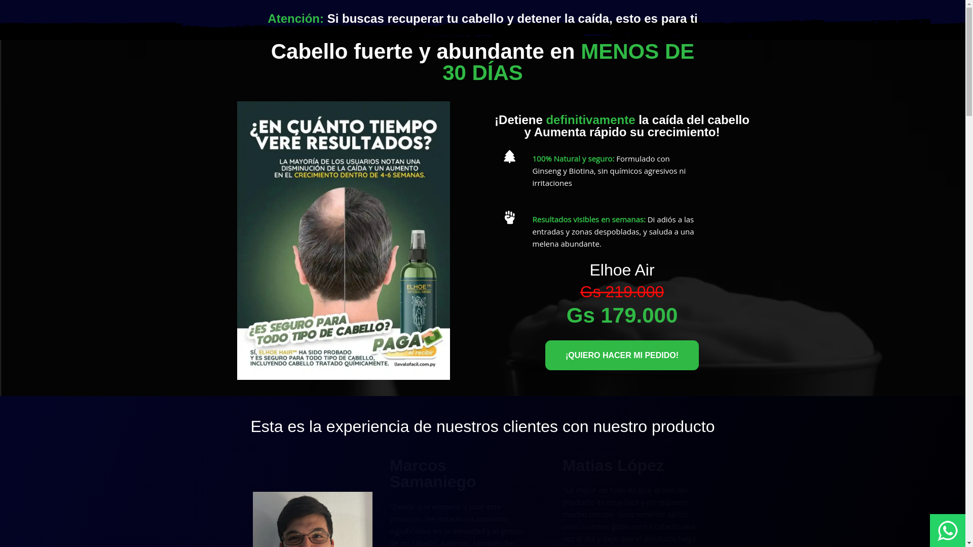 website screenshot of https://soluclickpy.com/