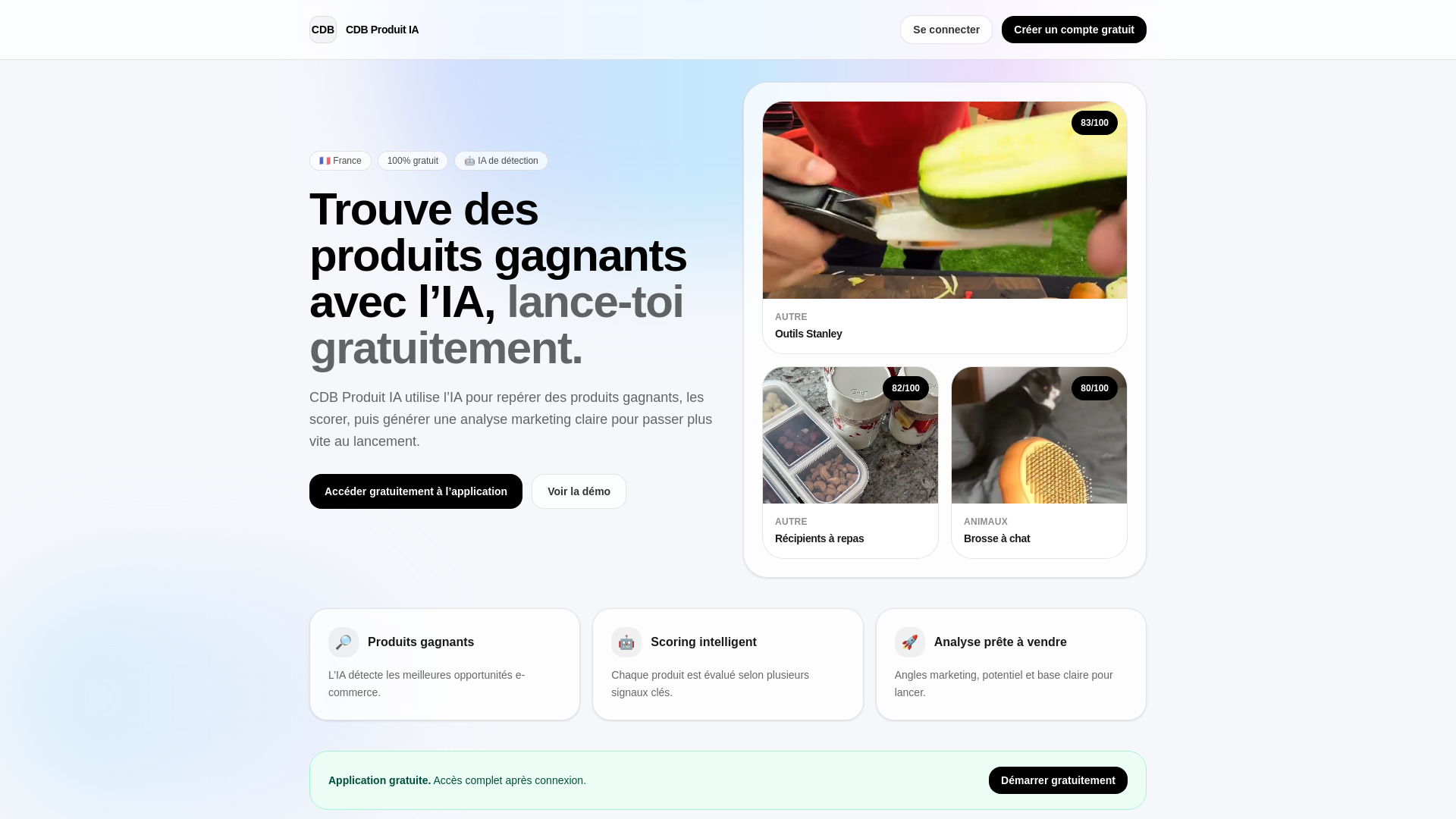 website screenshot of https://cdbproduitia.com/