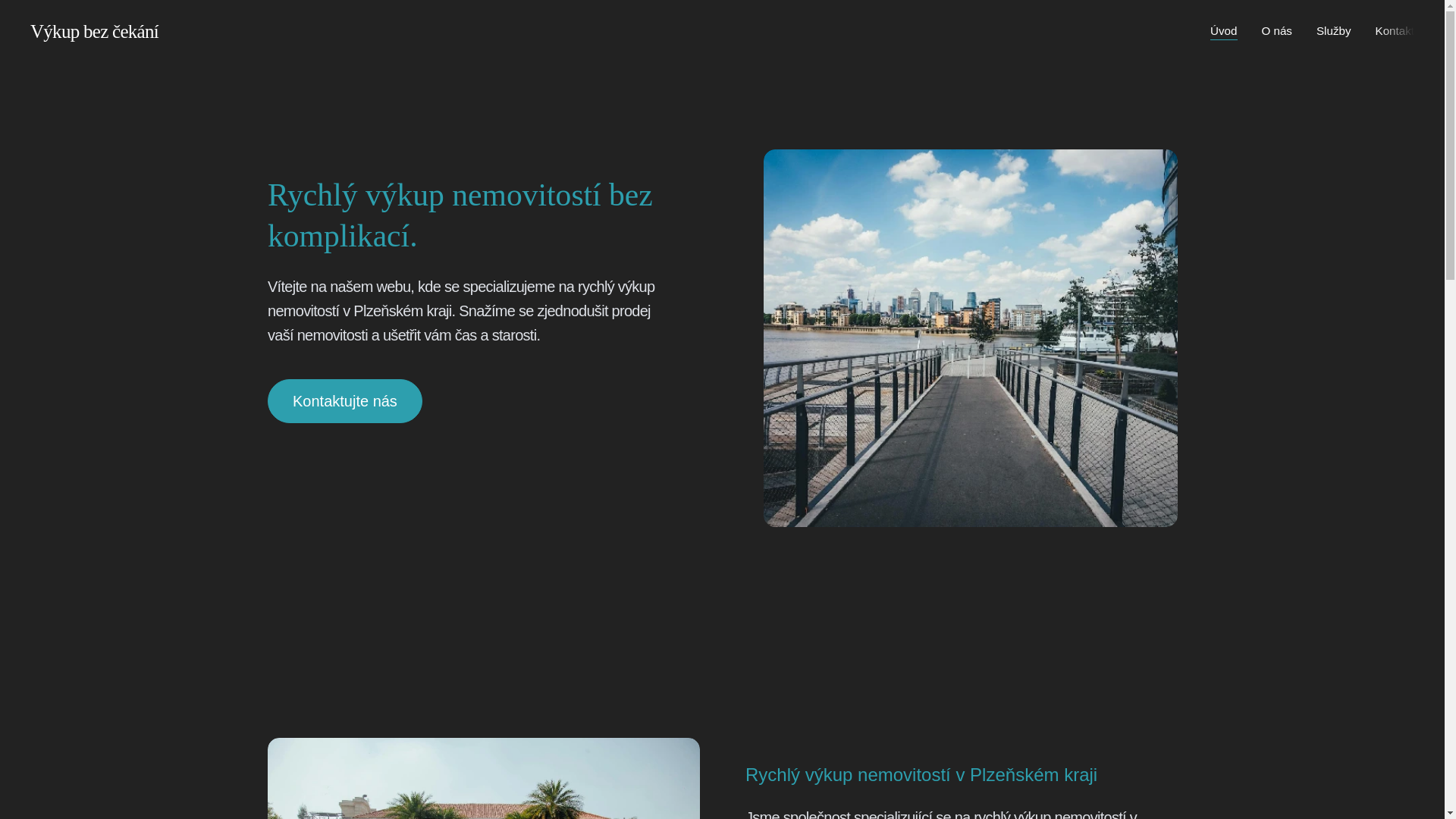 website screenshot of https://vykupbezcekani.cz/