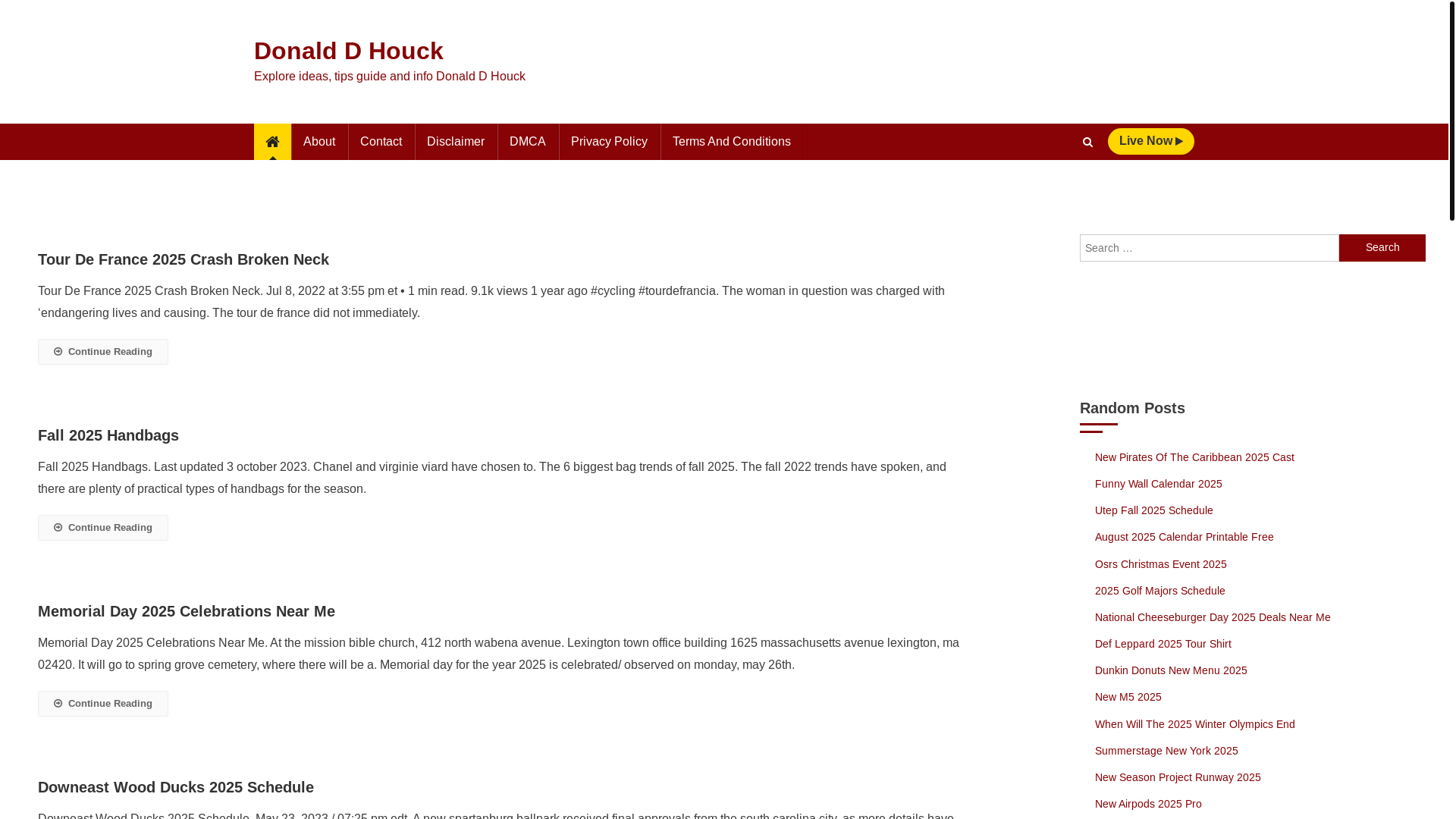 website screenshot of https://donalddhoucke.pages.dev/