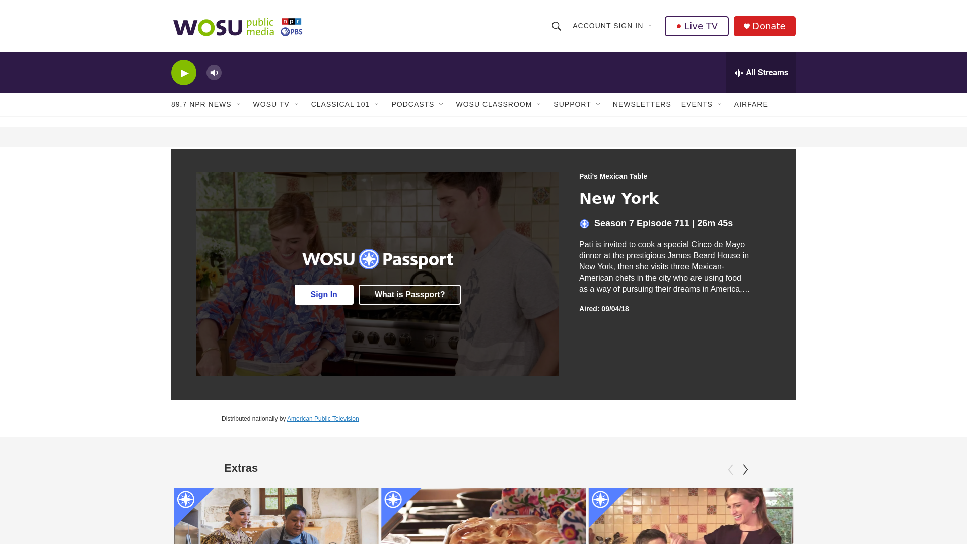 website screenshot of https://www.wosu.org/shows/patis-mexican-table/episodes/new-york-xkpk6a