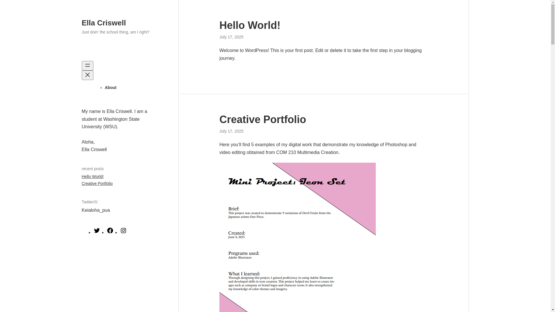 website screenshot of https://ekcwsu.blog/