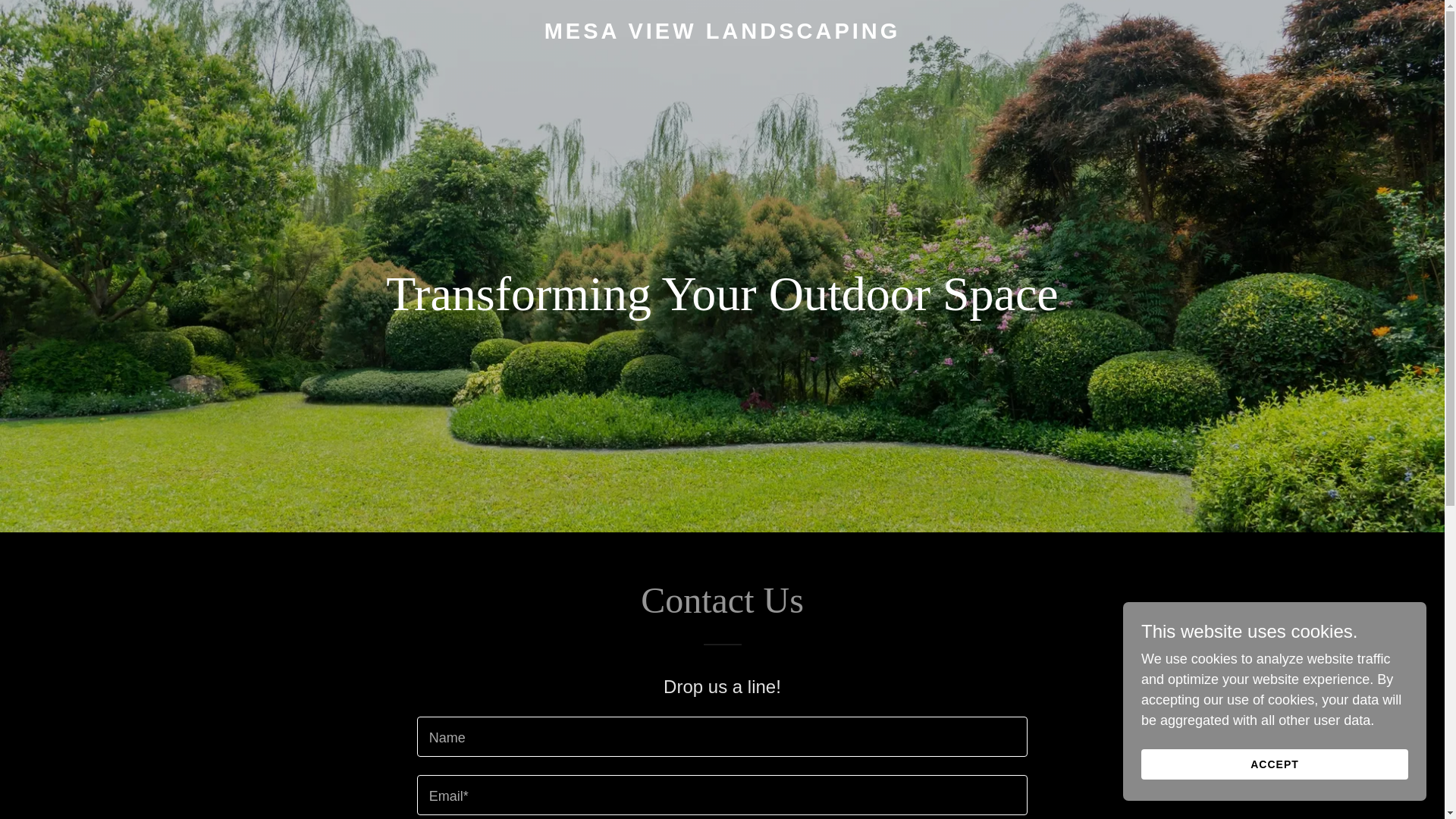 website screenshot of https://mymesaview.com/