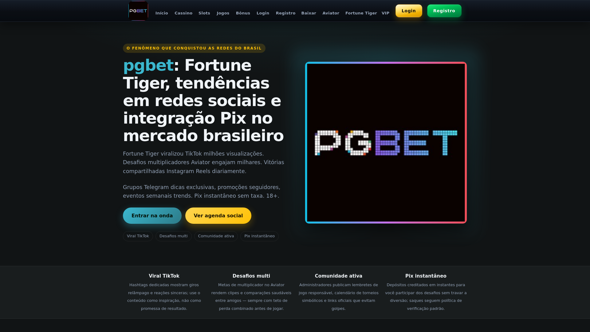 website screenshot of https://pgbetjogos.com.br