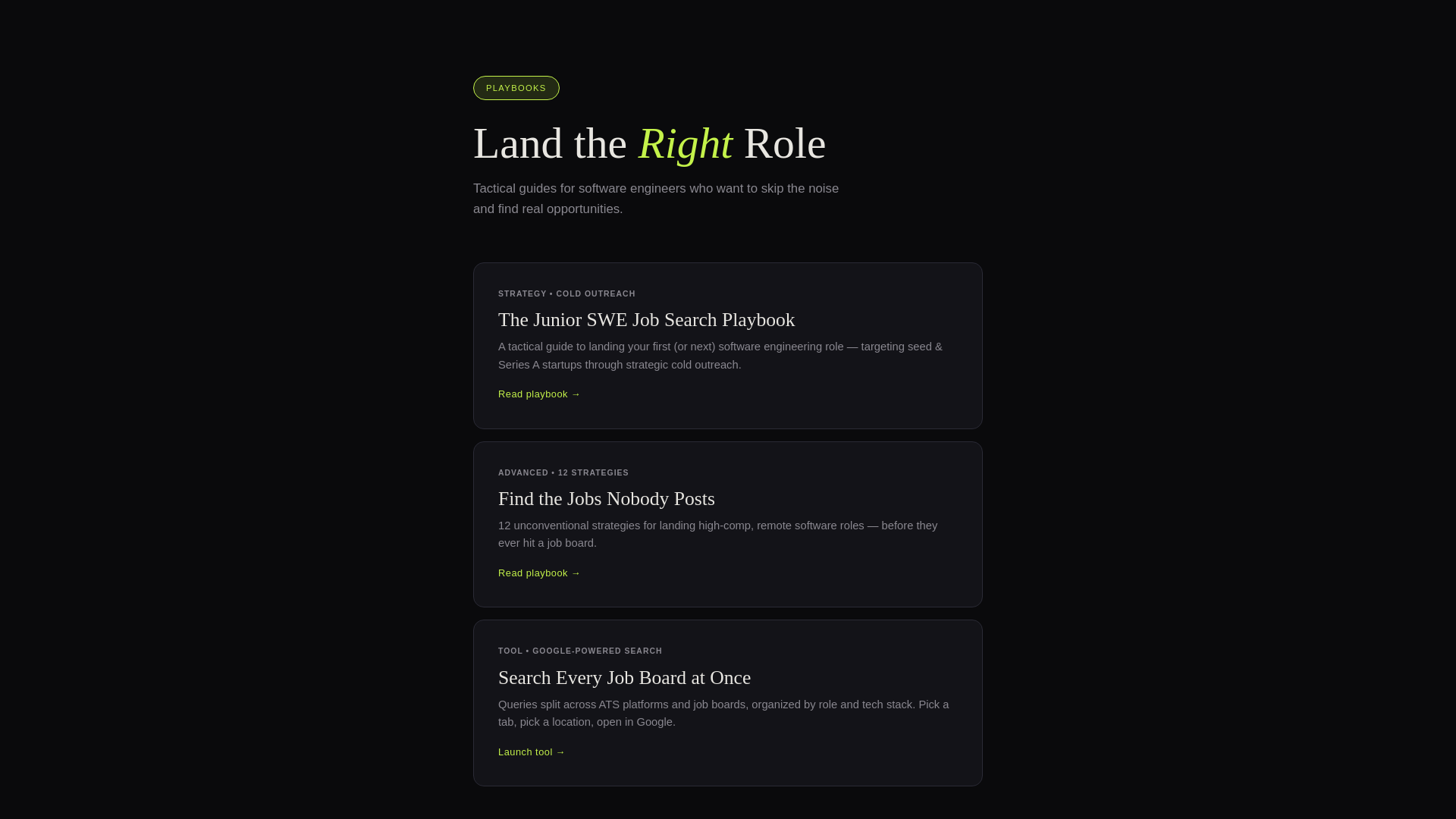website screenshot of https://job-playbooks.pages.dev/
