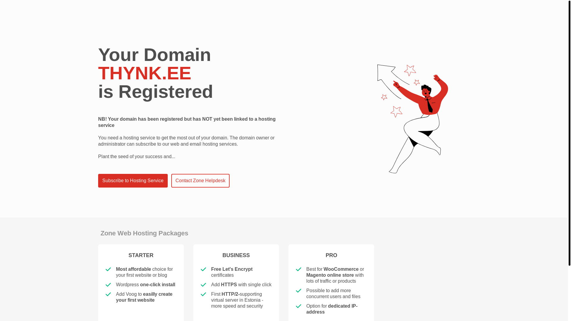 website screenshot of https://thynk.ee/