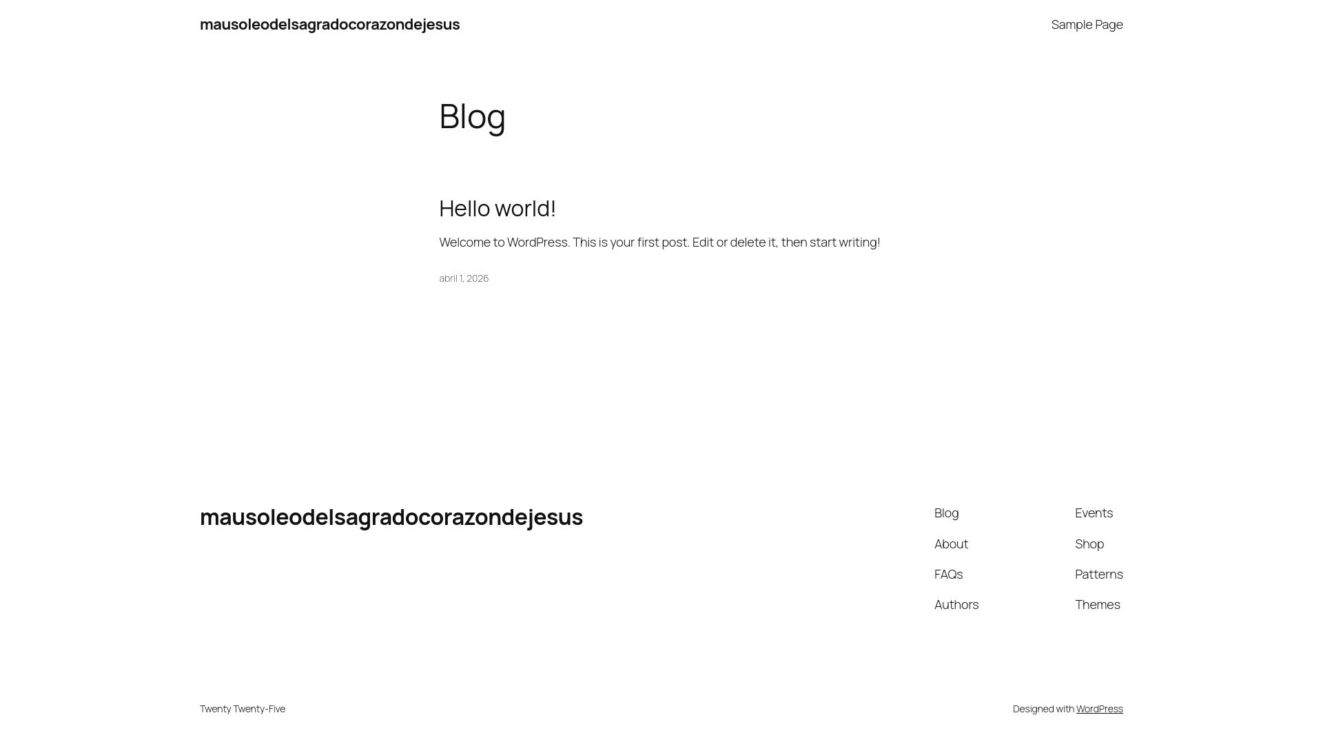 website screenshot of https://mausoleodelsagradocorazondejesus.mx