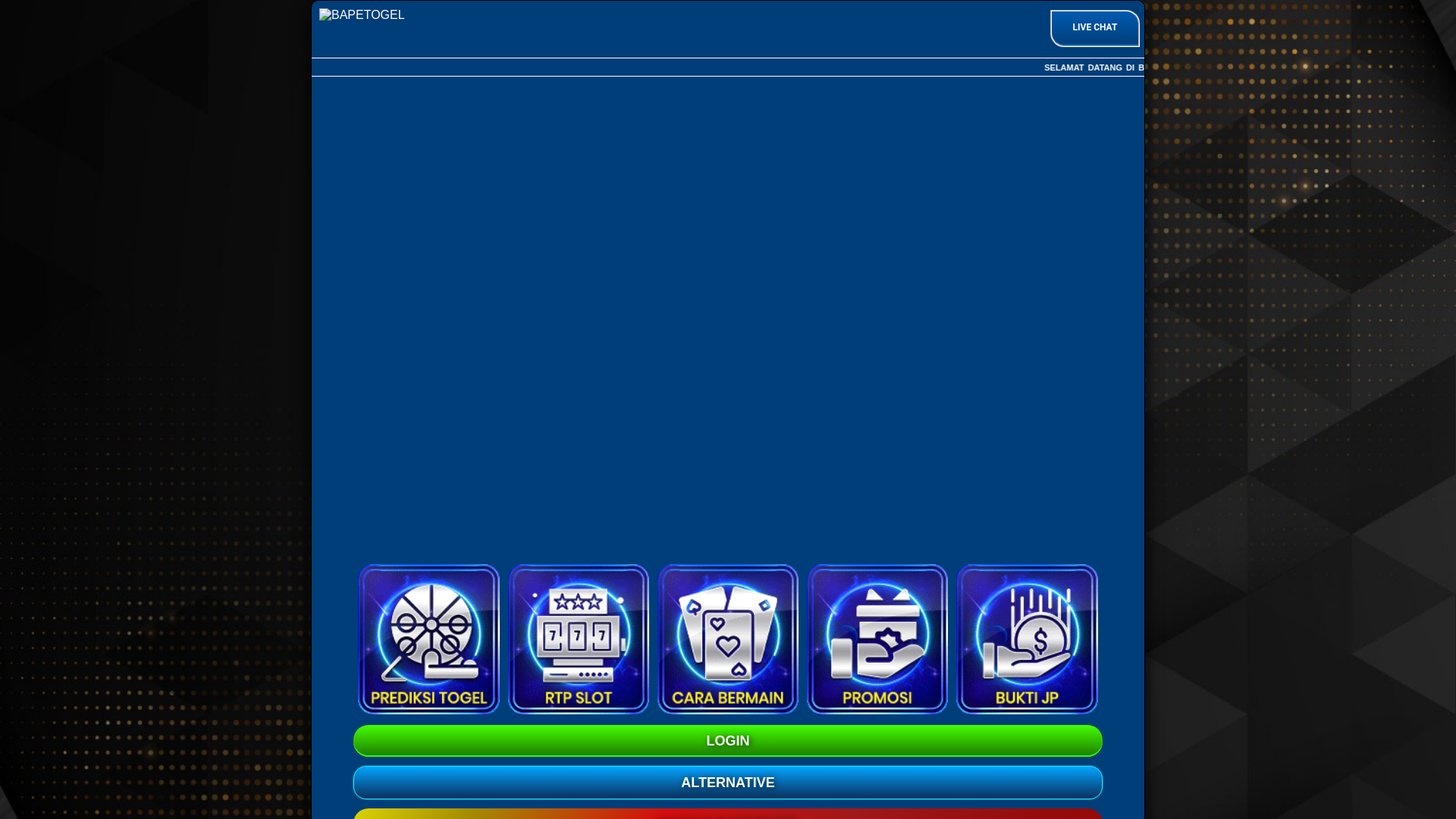 website screenshot of https://amphtml-bapetogel-terpercaya.pages.dev/