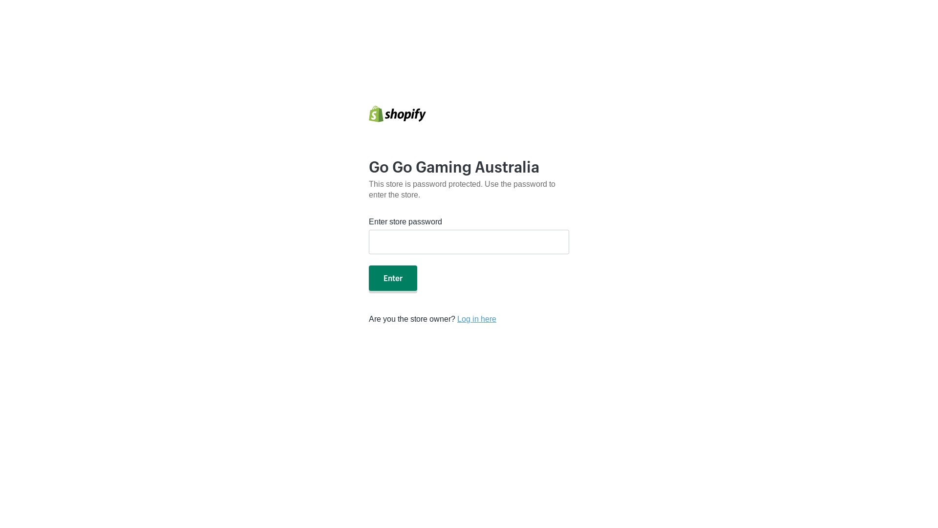 website screenshot of https://gogogaming.shop/