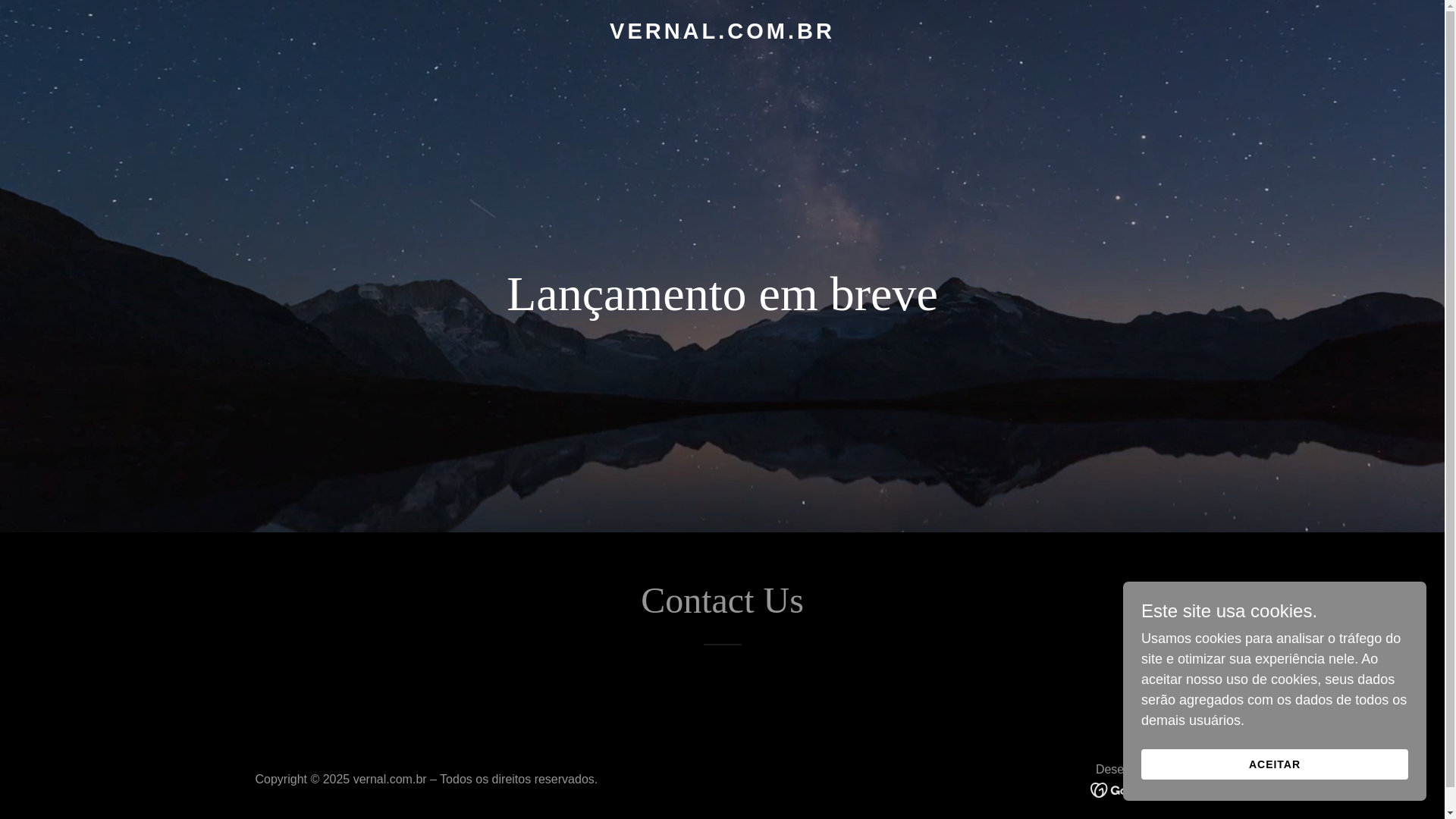 website screenshot of https://vernal.com.br/