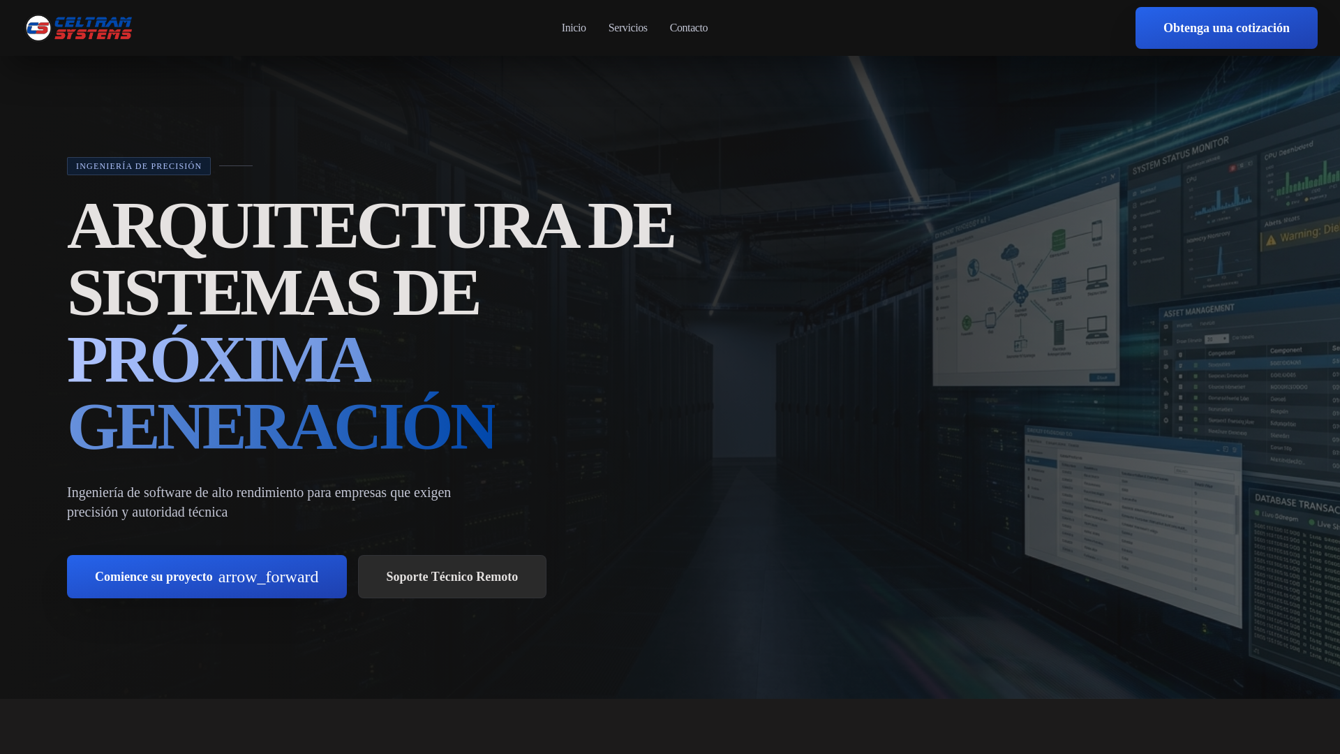 website screenshot of https://celtramsystems.pages.dev/