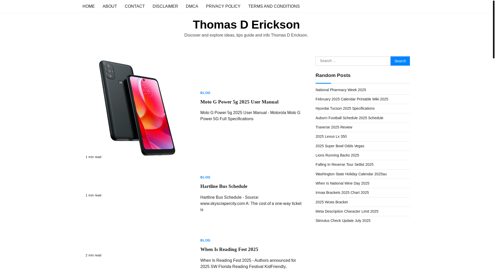website screenshot of https://thomasdericksonj.pages.dev/