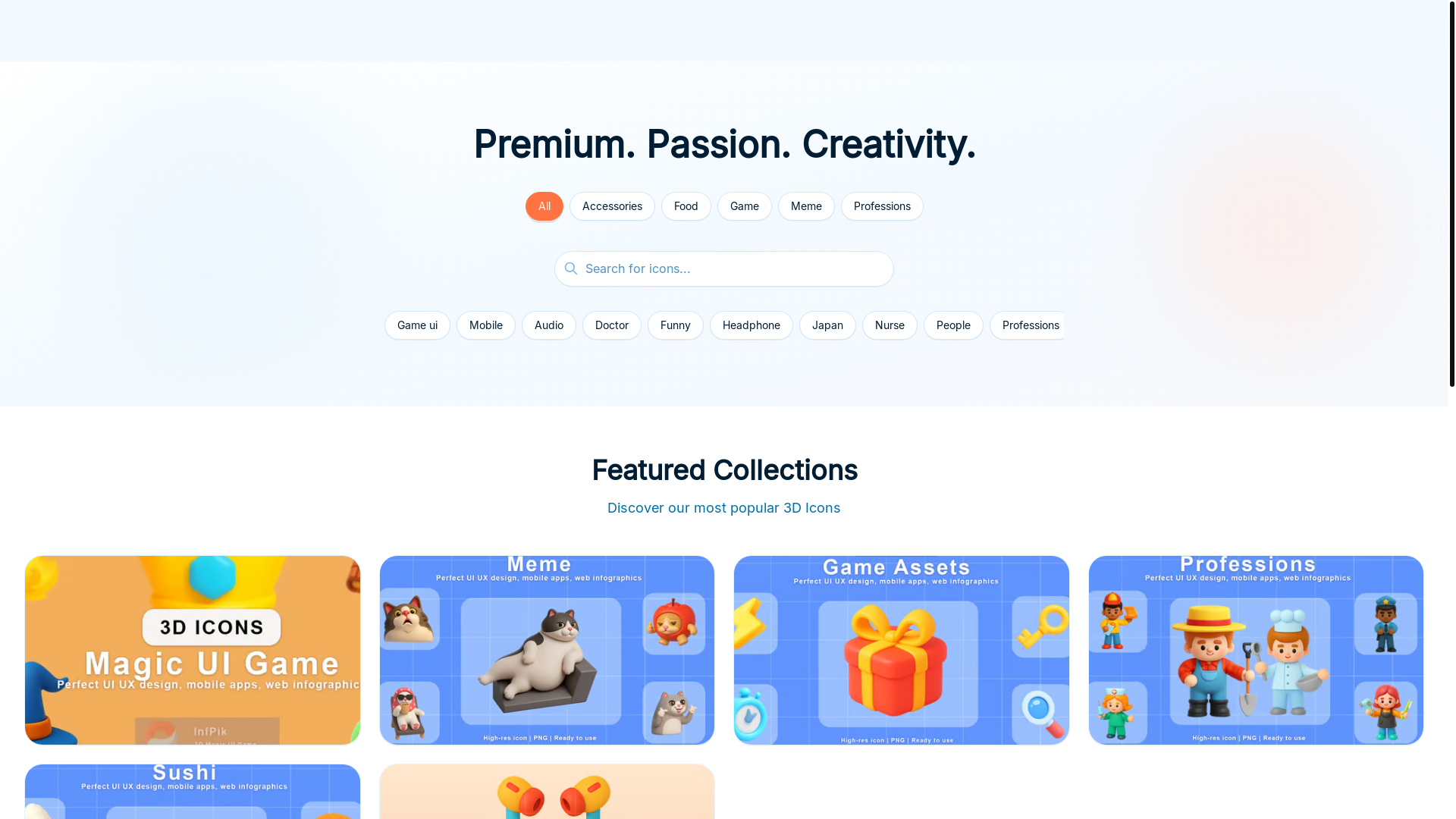 website screenshot of https://infpik.store/