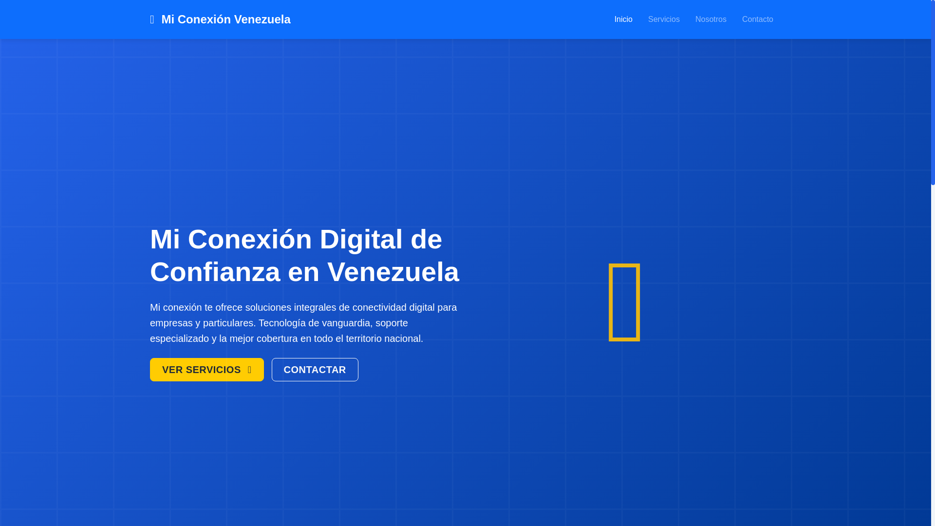 website screenshot of https://miconexionve.info/