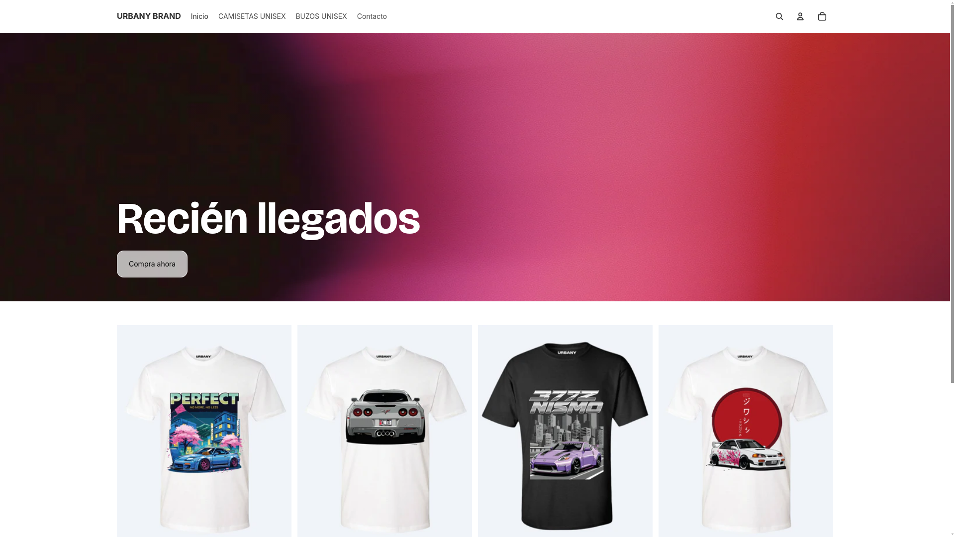 website screenshot of https://jattinmerch.com/
