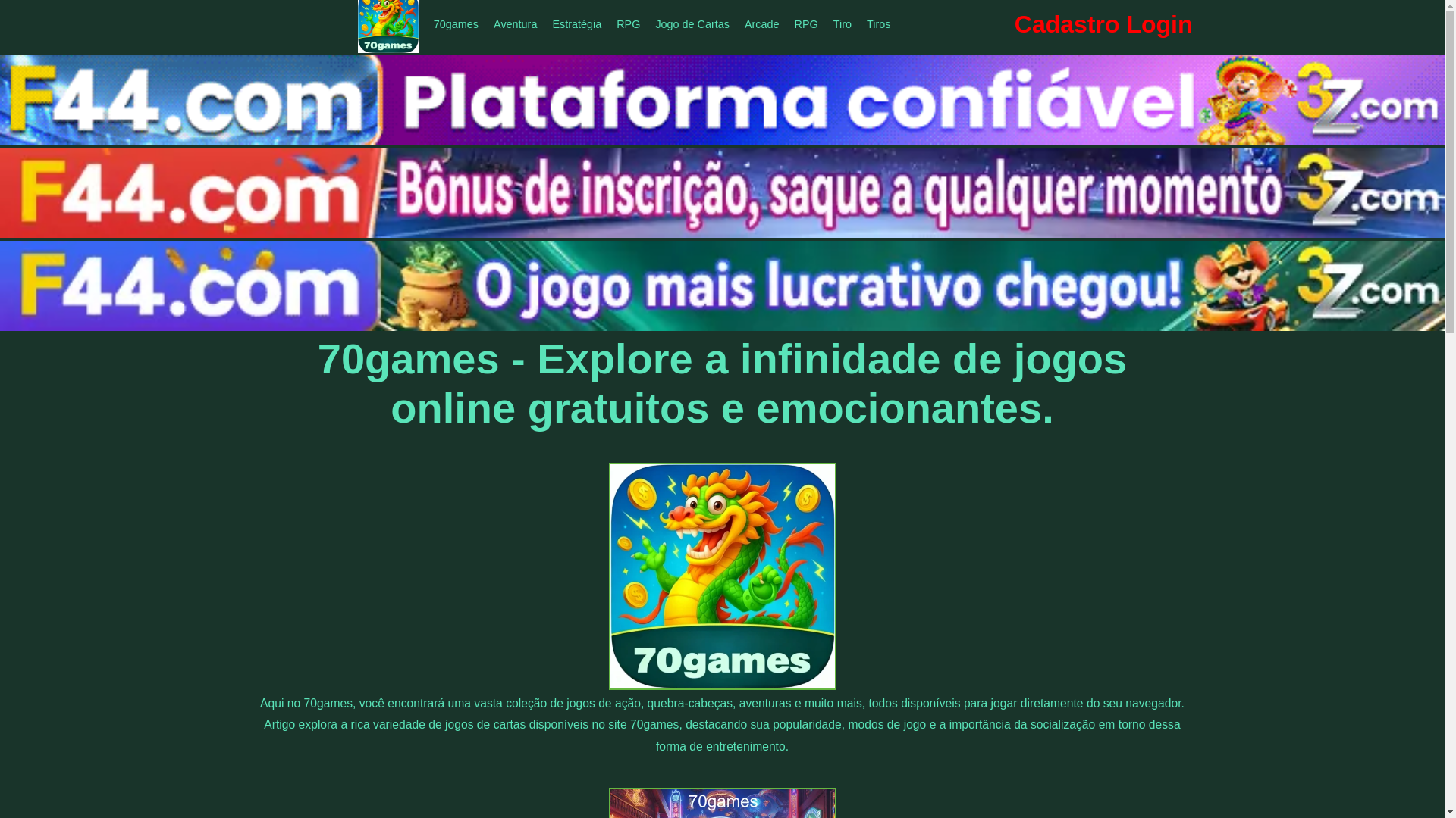 website screenshot of https://70gamesvip.com/