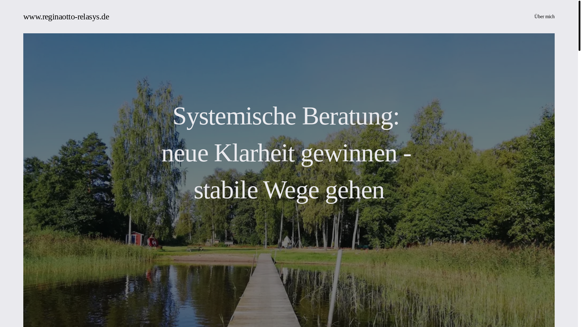website screenshot of https://reginaotto-relasys.de/