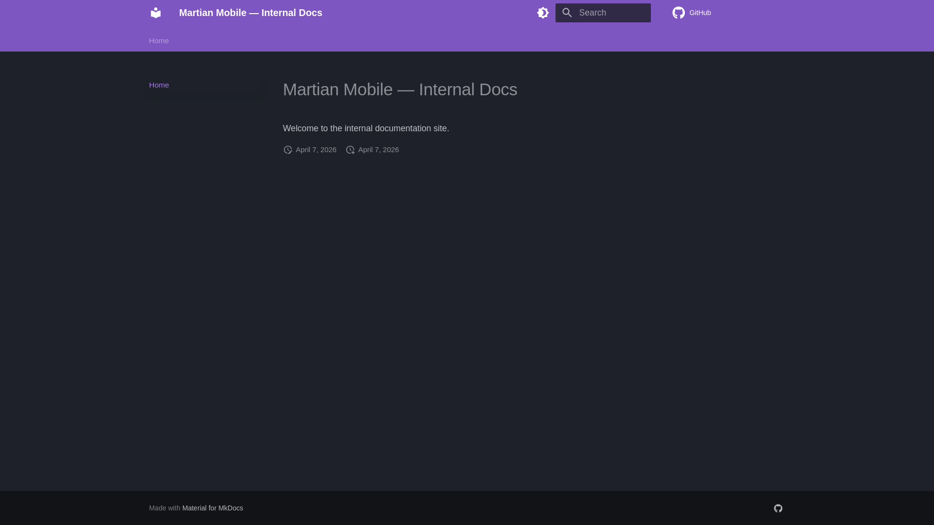 website screenshot of https://internal-docs-2d4.pages.dev/